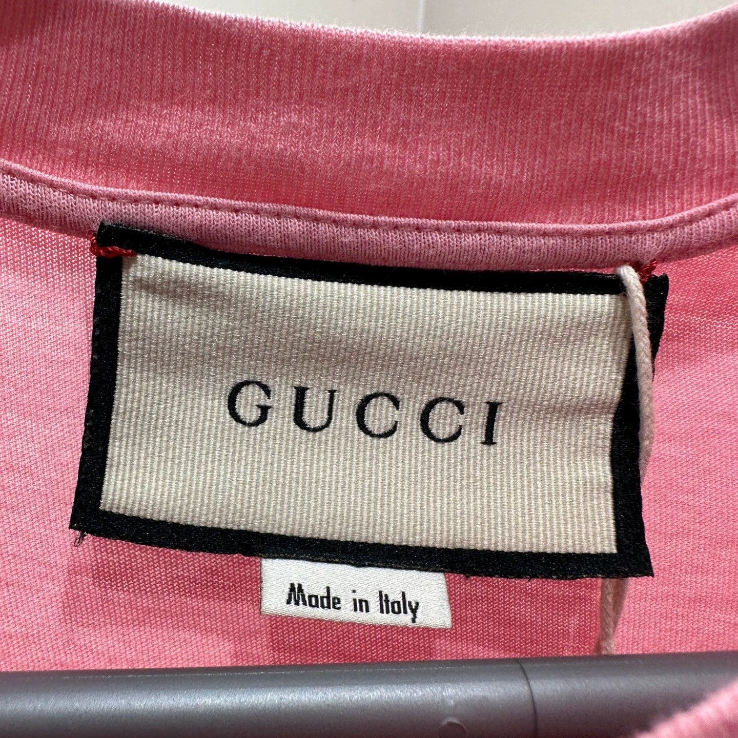 Gucci Pink Short Sleeve Graphic T-Shirt Size US XXS / EU 40 - 3 Thumbnail