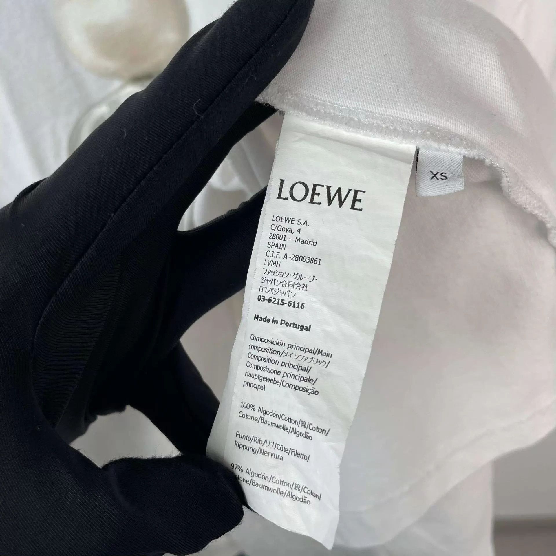Loewe White Short Sleeve Graphic T-Shirt Size US XS / EU 42 / 0 - 4 Thumbnail