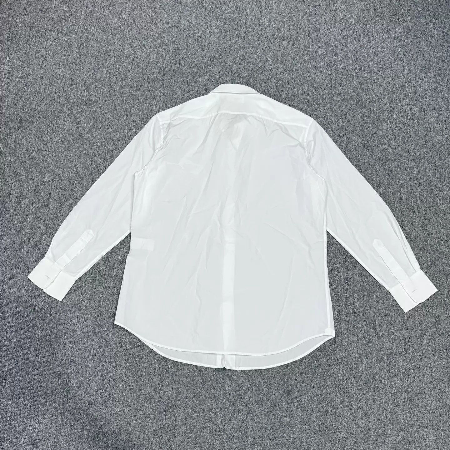Celine White Long-Sleeve Button-Up Shirt Size US M / EU 48-50 / 2 - 2 Thumbnail