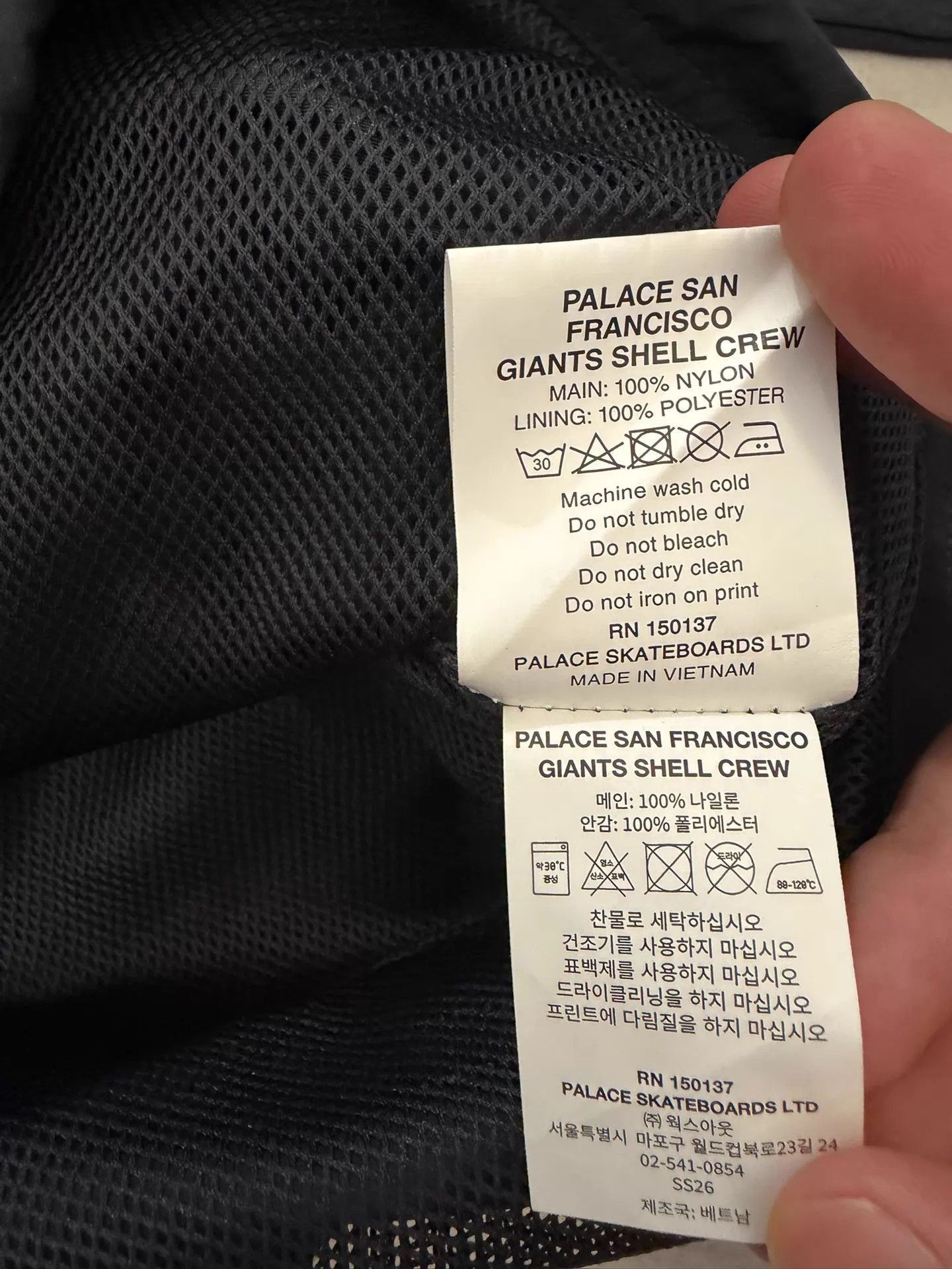 Palace Black Long Sleeve Giants Graphic Shirt Size US M / EU 48-50 / 2 - 6 Thumbnail
