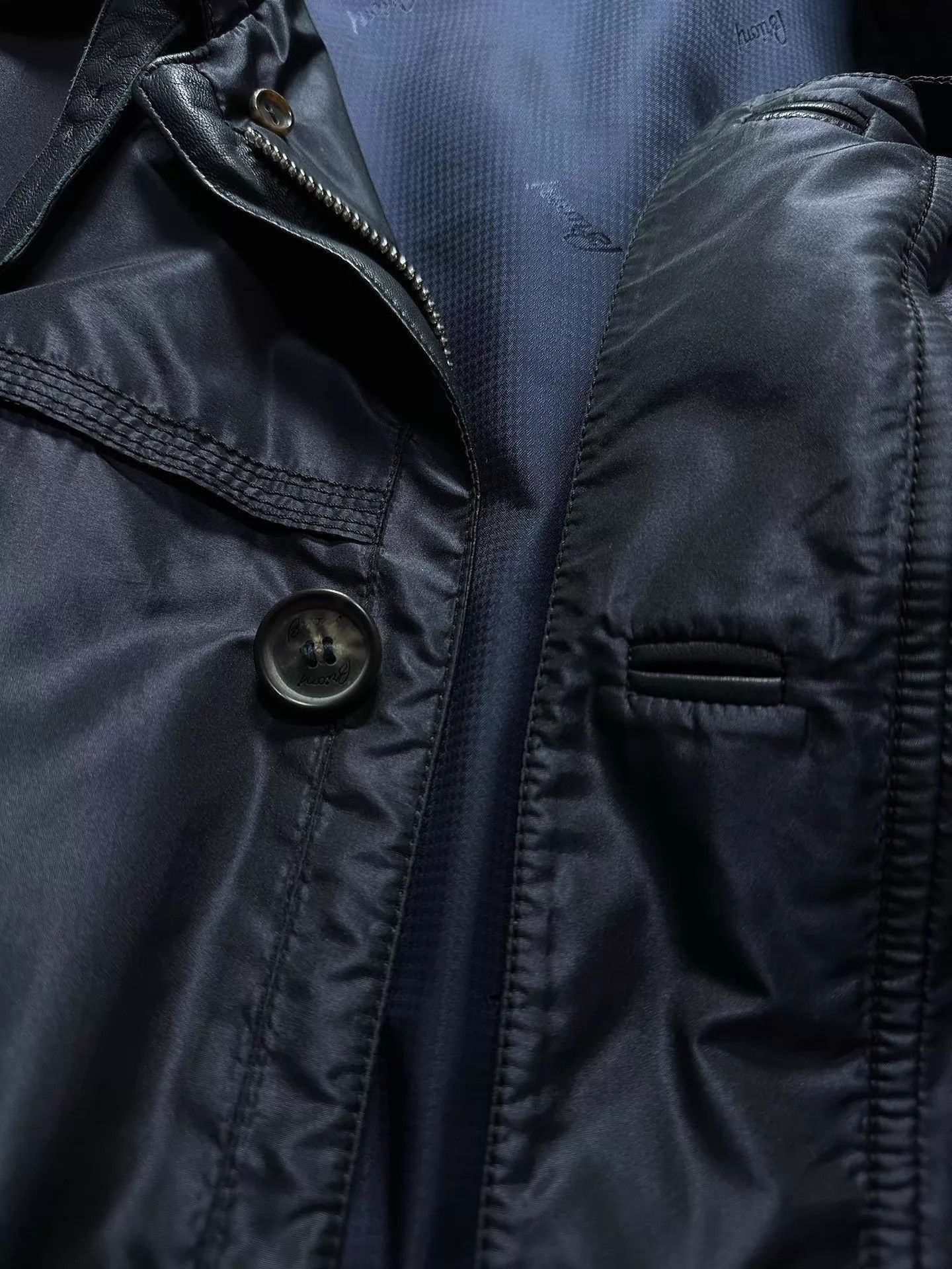 Brioni Black Lightweight Jacket with Pockets - Size L Size US L / EU 52-54 / 3 - 3 Thumbnail