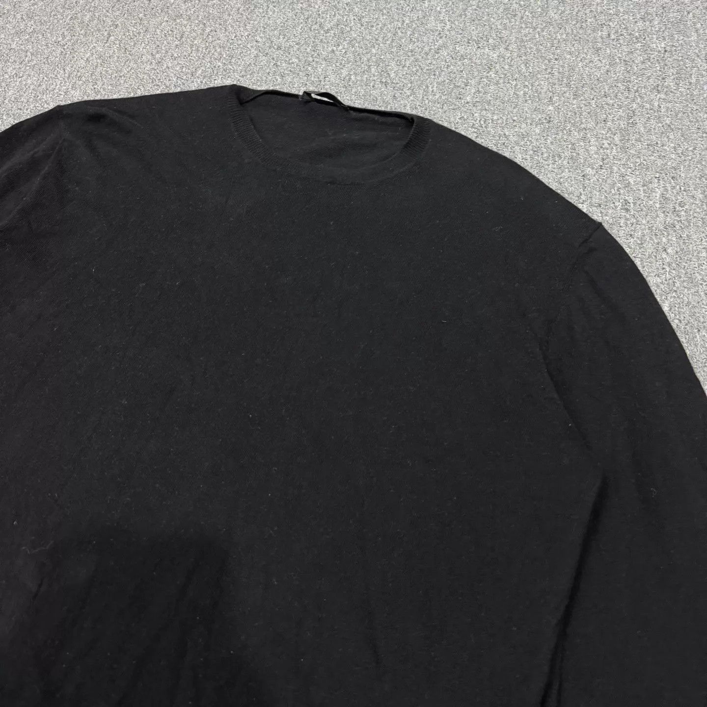 Prada Black Long Sleeve Knit Sweater Size US M / EU 48-50 / 2 - 3 Thumbnail