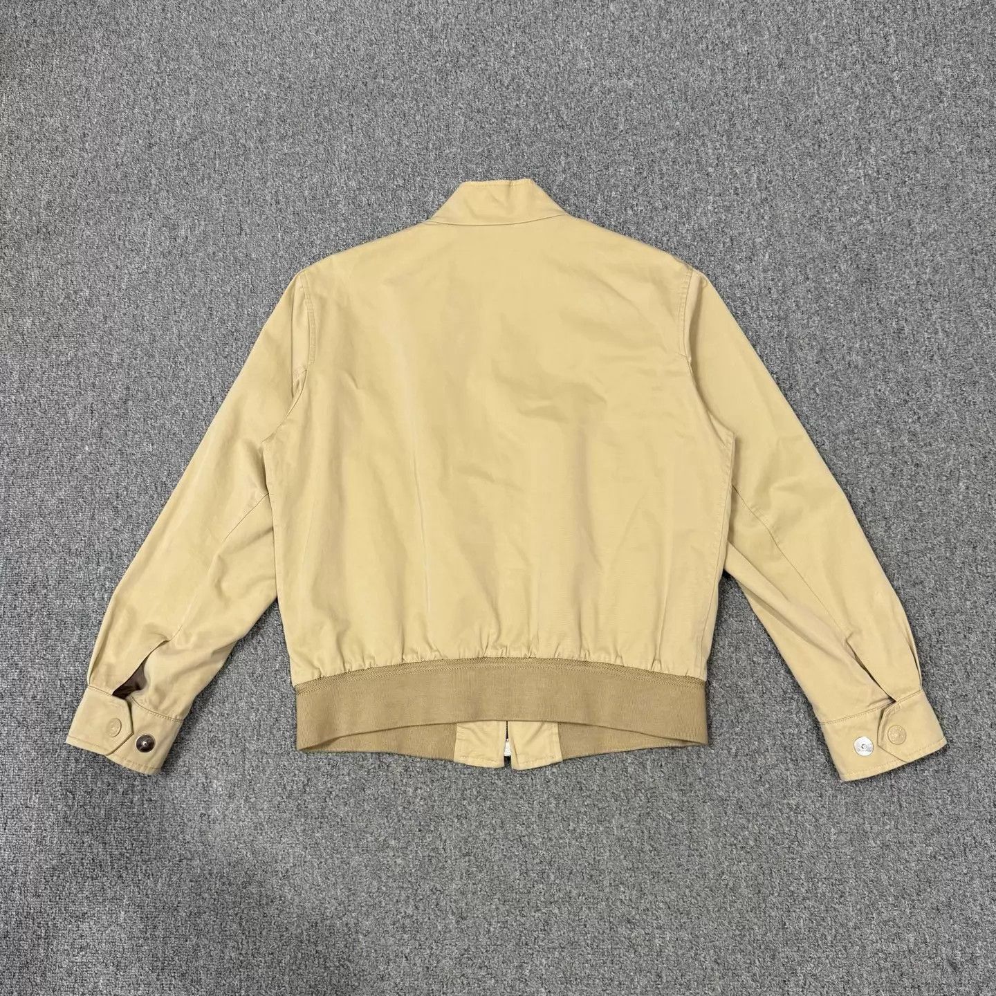 Burberry Beige Zip-Front Bomber Jacket Size US M / EU 48-50 / 2 - 2 Thumbnail