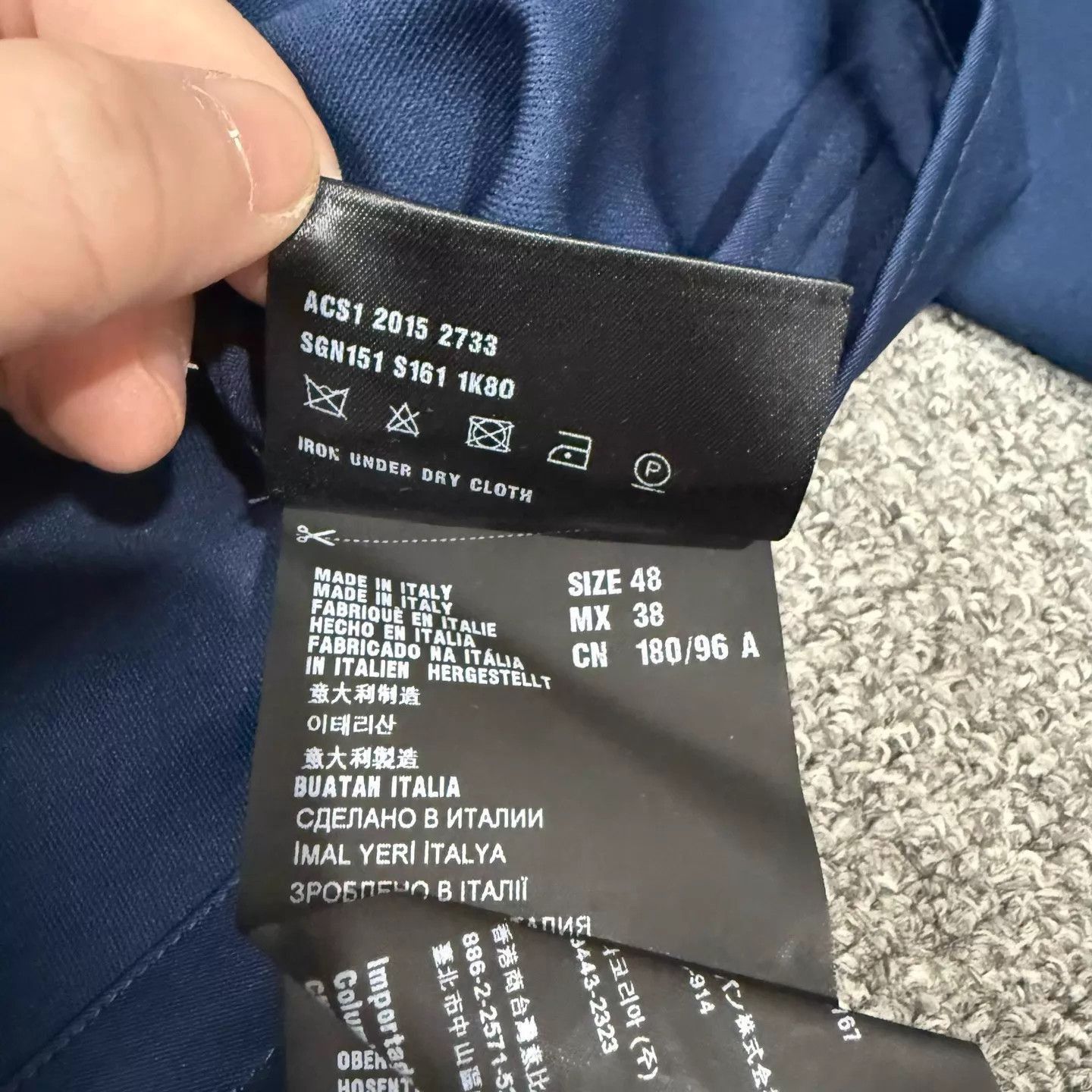 Prada Blue Color Block Zip-Up Jacket Size US M / EU 48-50 / 2 - 6 Thumbnail
