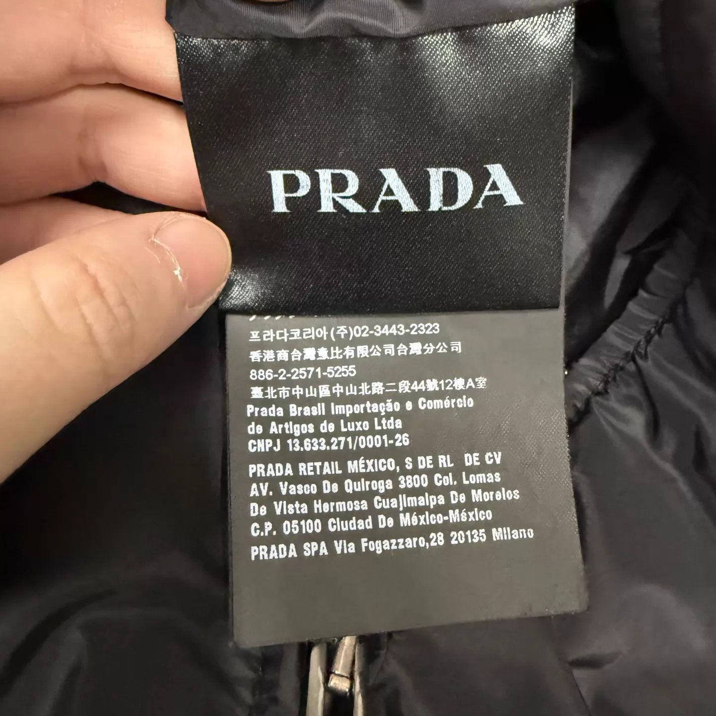 Prada Black Lightweight Zip-Up Jacket - Size S Size US S / EU 44-46 / 1 - 4 Thumbnail