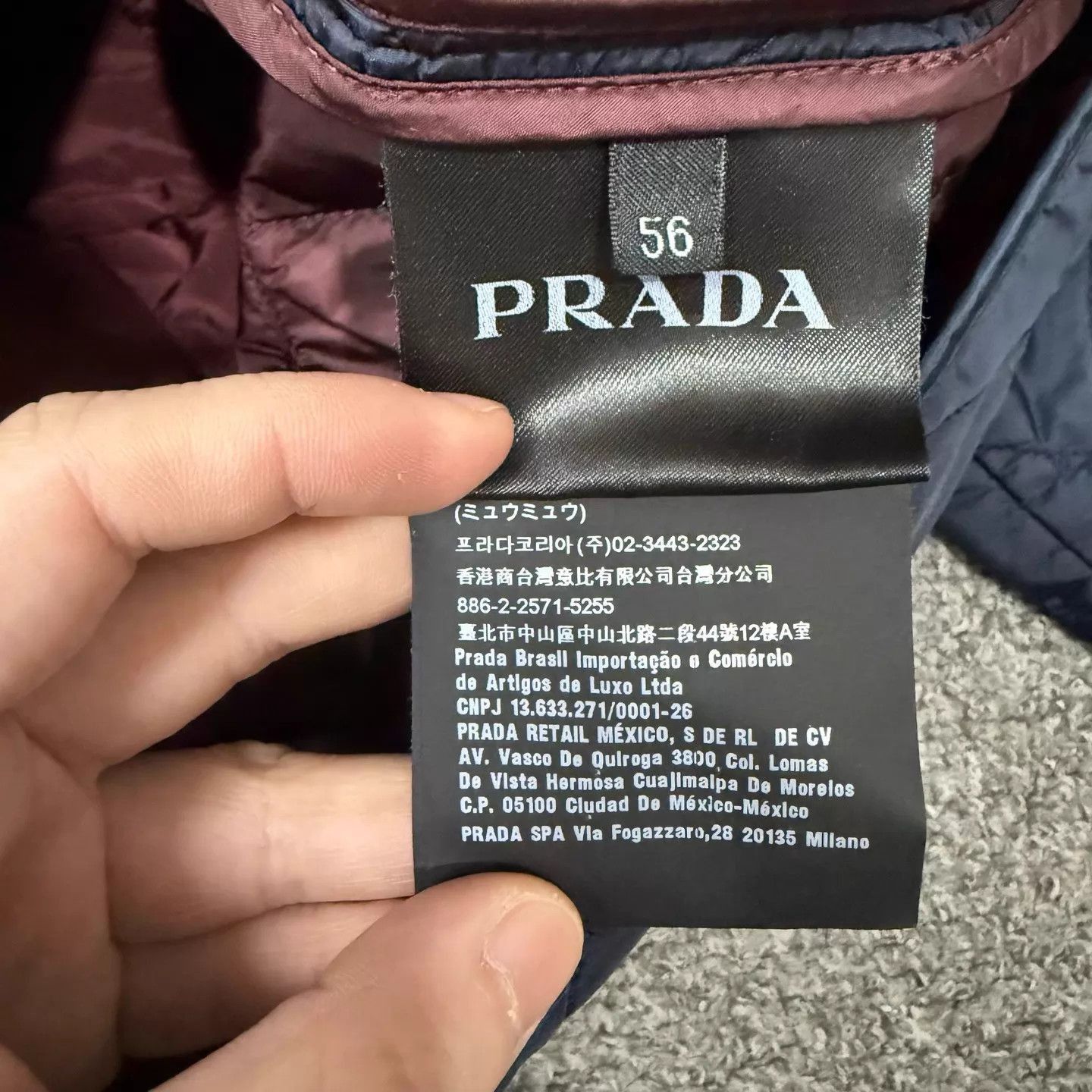 Prada Blue Quilted Hooded Jacket XL Size US XL / EU 56 / 4 - 4 Thumbnail