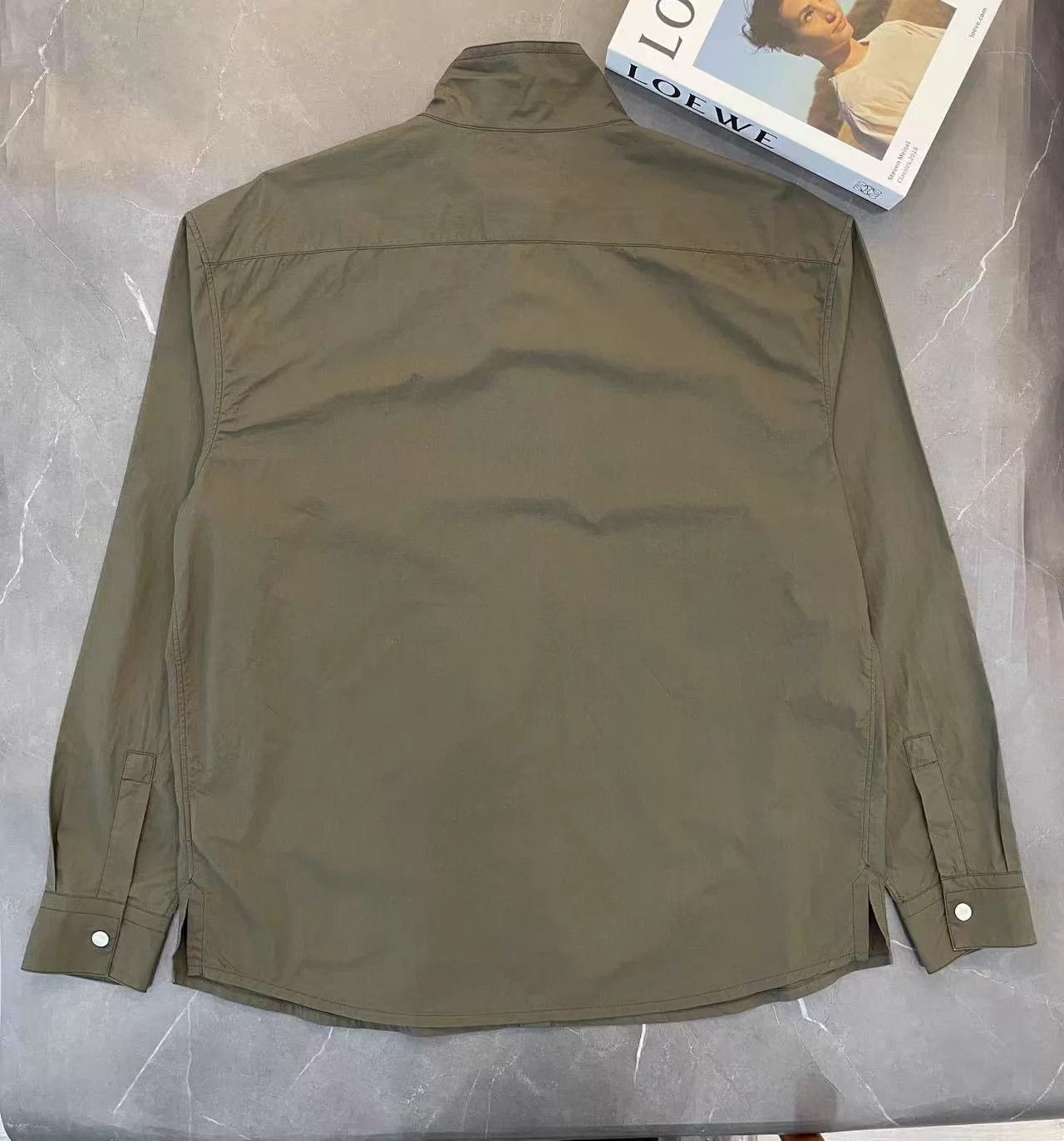 Hermes Green Button-Up Shirt with Chest Pocket - Size M Size US M / EU 48-50 / 2 - 2 Thumbnail