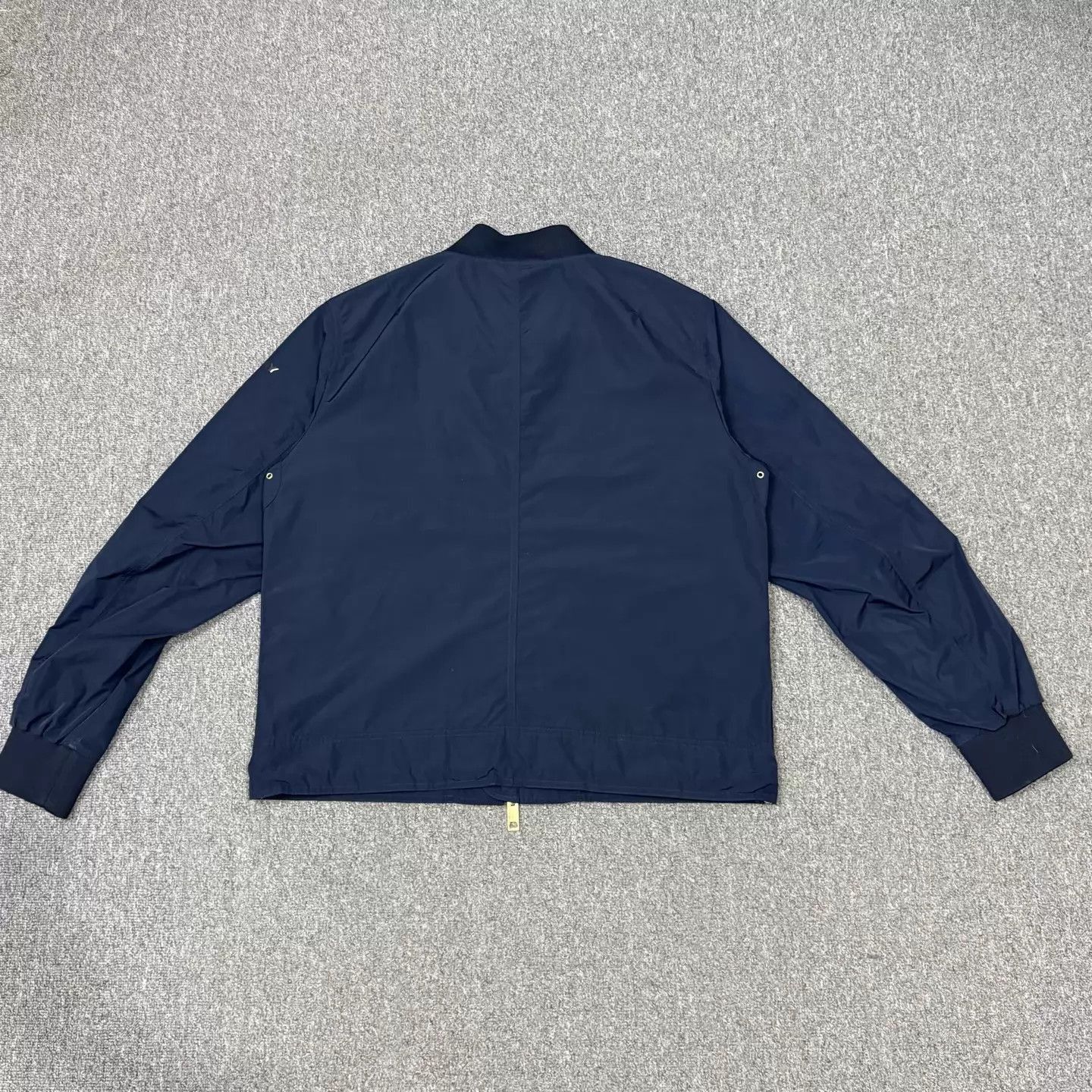 Burberry Blue Zip-Front Bomber Jacket XL Size US XL / EU 56 / 4 - 2 Thumbnail