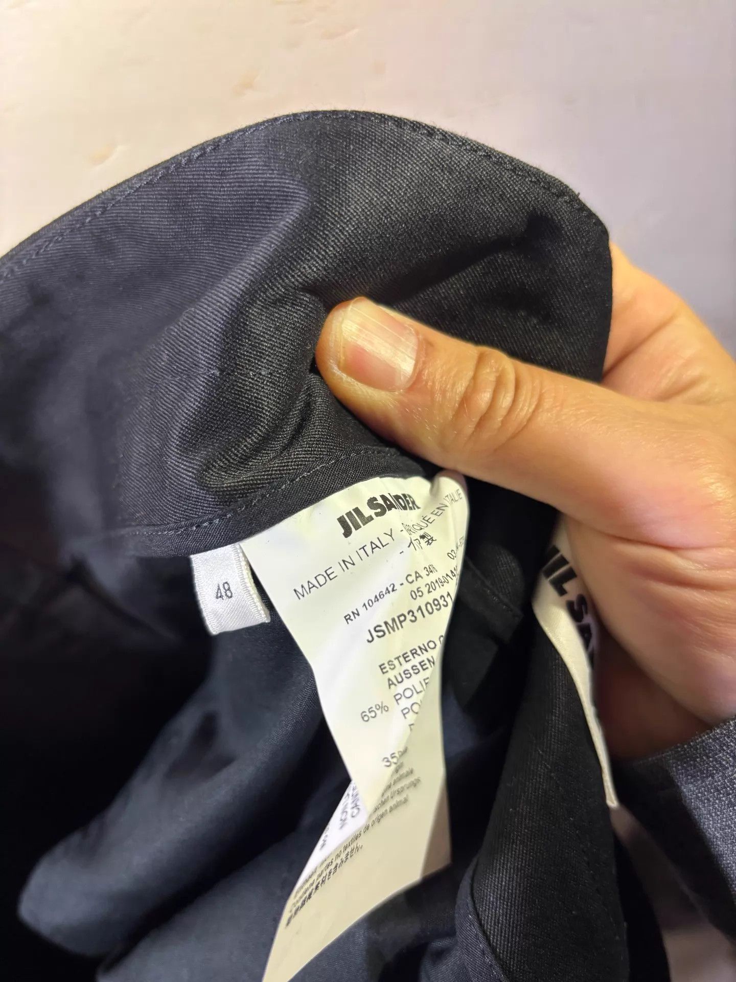 Jil Sander Black Casual Pants with Zip Details Size 32 Size US 32 / EU 48 - 9 Thumbnail