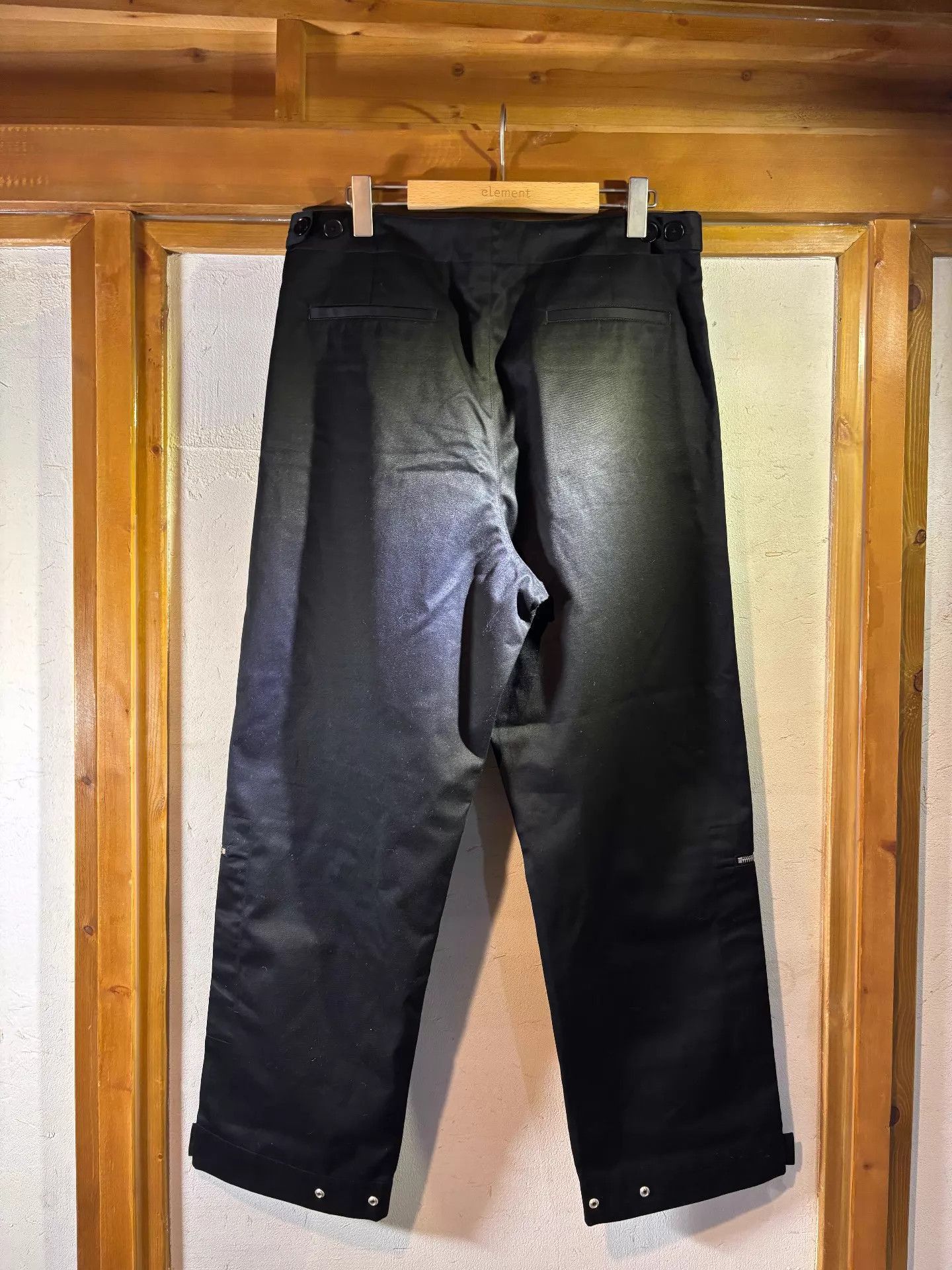 Jil Sander Black Casual Pants with Zip Details Size 32 Size US 32 / EU 48 - 7 Thumbnail