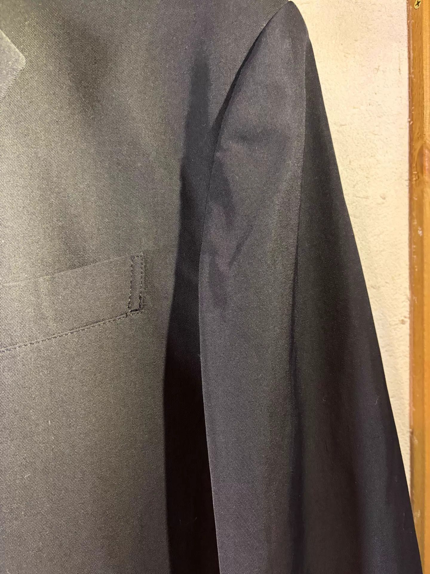 Yohji Yamamoto Black Buckle-Front Light Jacket Size M Size US M / EU 48-50 / 2 - 5 Thumbnail