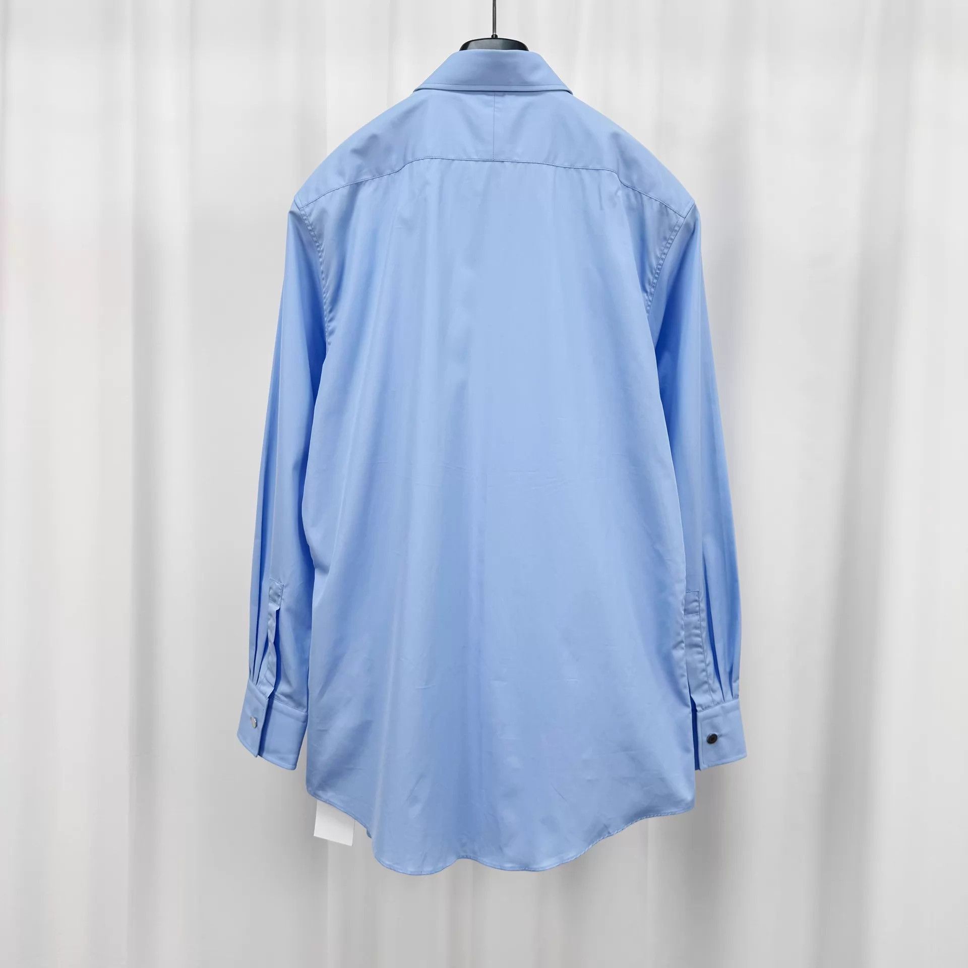 Hermes Blue Long-Sleeve Button-Up Shirt Size L Size US L / EU 52-54 / 3 - 2 Thumbnail