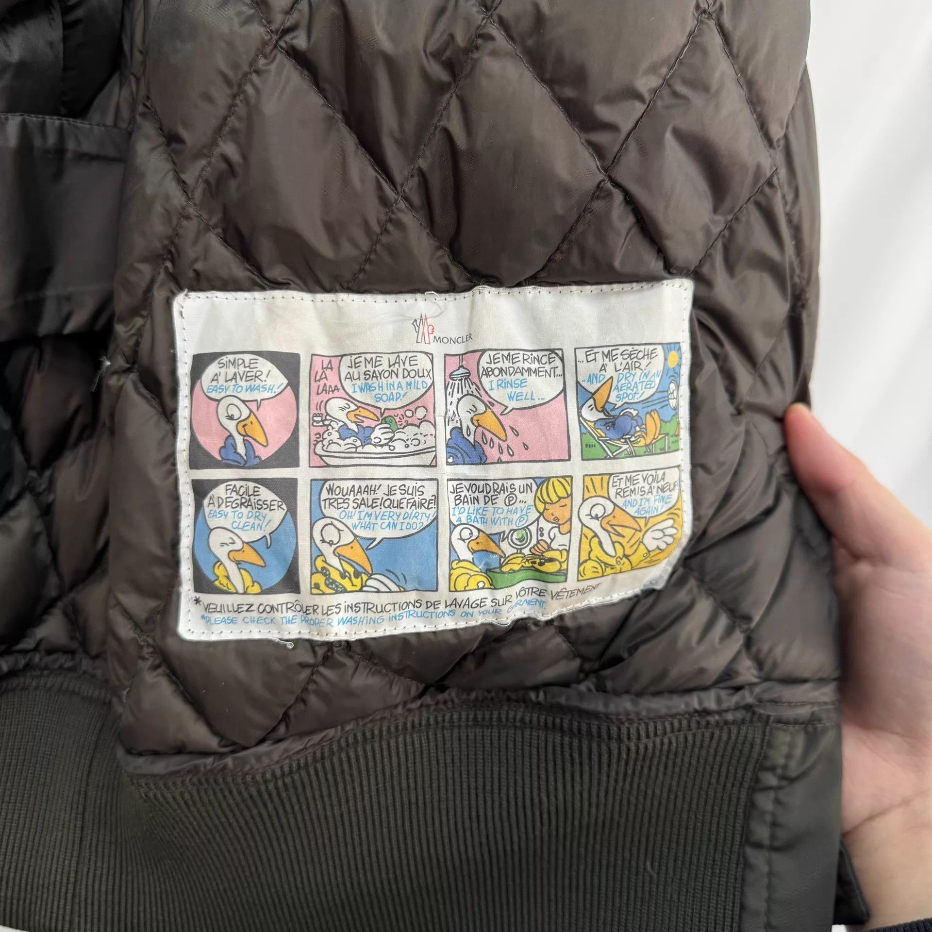 Moncler Black Bomber Jacket with Zip Closure Size US XS / EU 42 / 0 - 7 Thumbnail