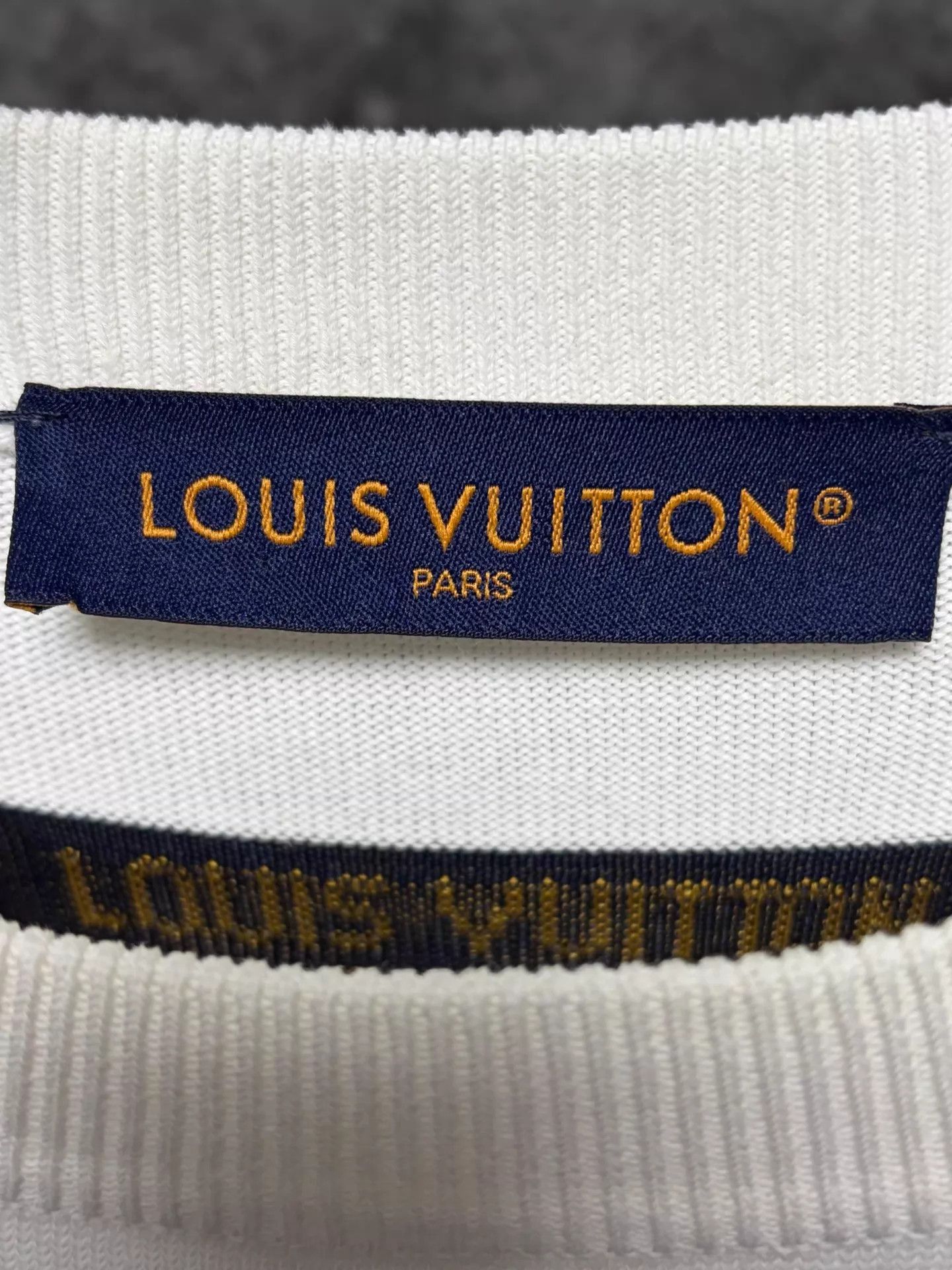 Louis Vuitton White Short Sleeve Shirt with Colorful Logo and Flame Size US XL / EU 56 / 4 - 3 Thumbnail