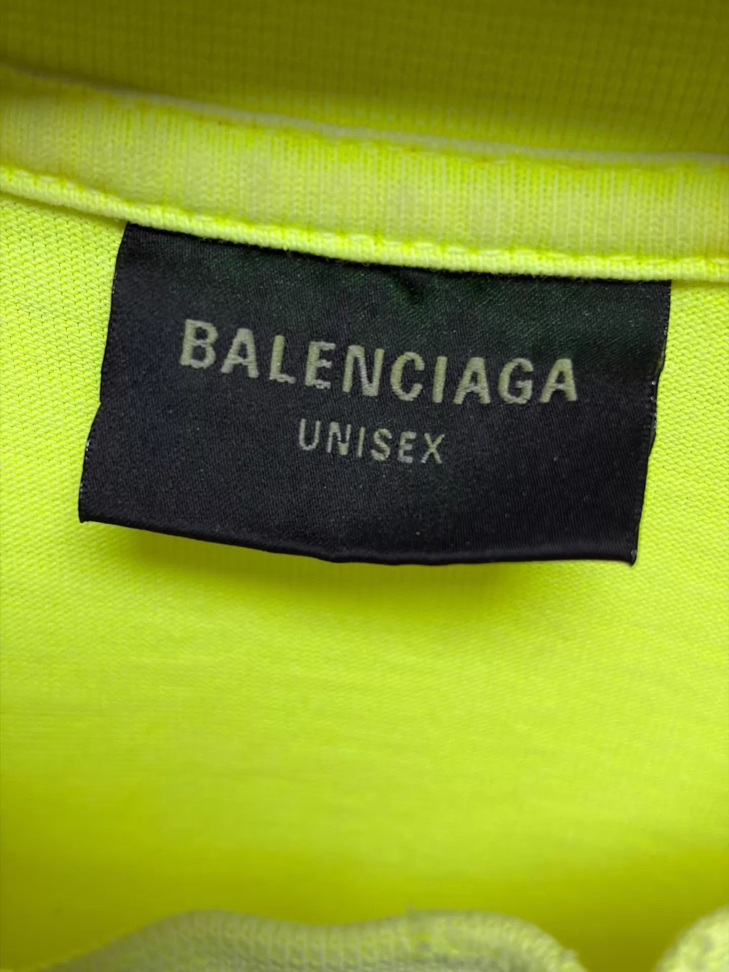 Balenciaga Yellow Short-Sleeve Graphic T-Shirt Size US S / EU 44-46 / 1 - 3 Thumbnail