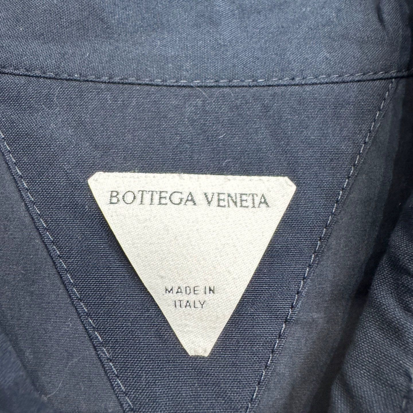 Bottega Veneta Blue Short Sleeve Button-Up Shirt with Pockets Size US L / EU 52-54 / 3 - 2 Thumbnail