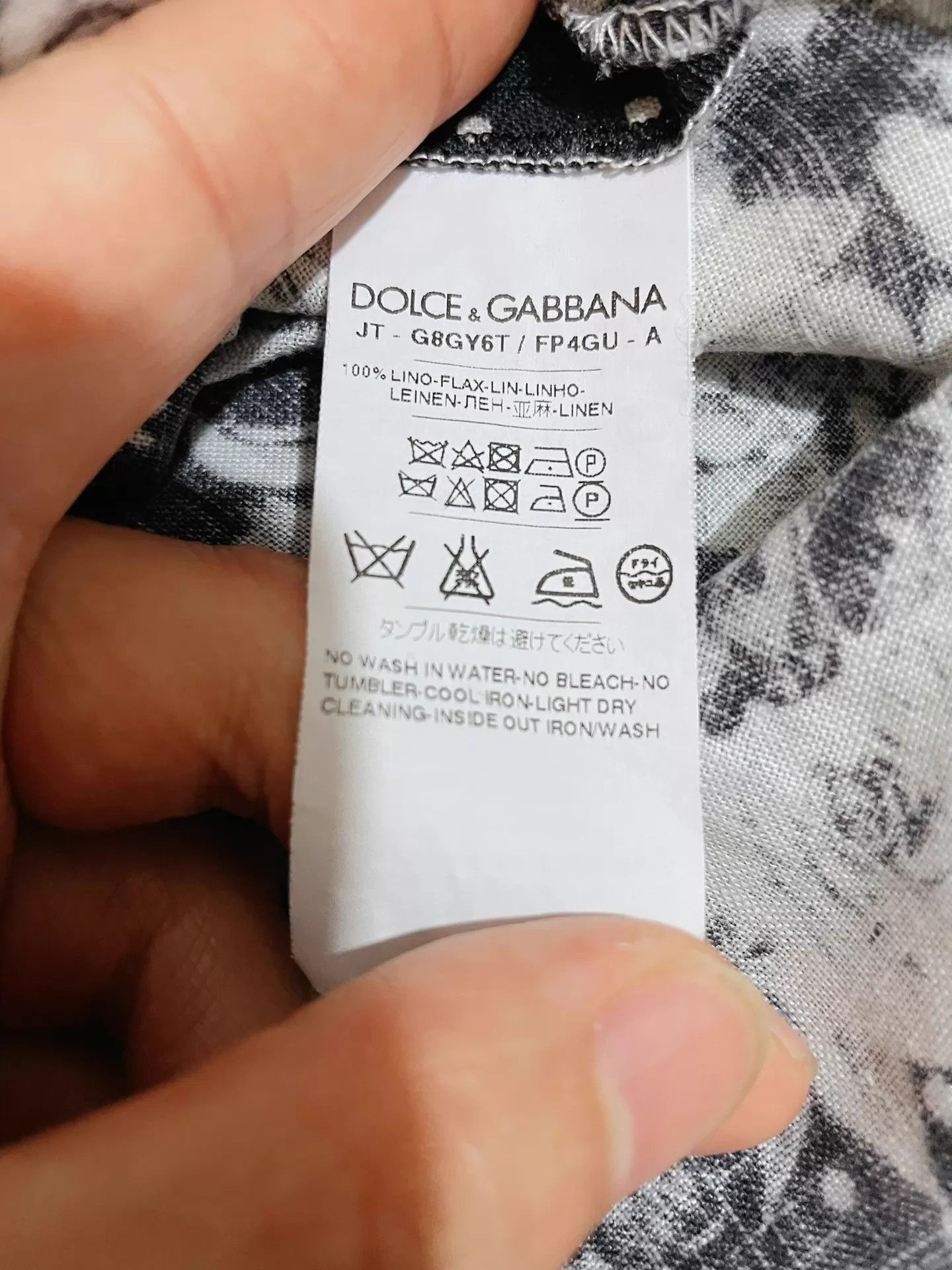 Dolce & Gabbana Black Short Sleeve Printed Shirt Size US S / EU 44-46 / 1 - 7 Thumbnail