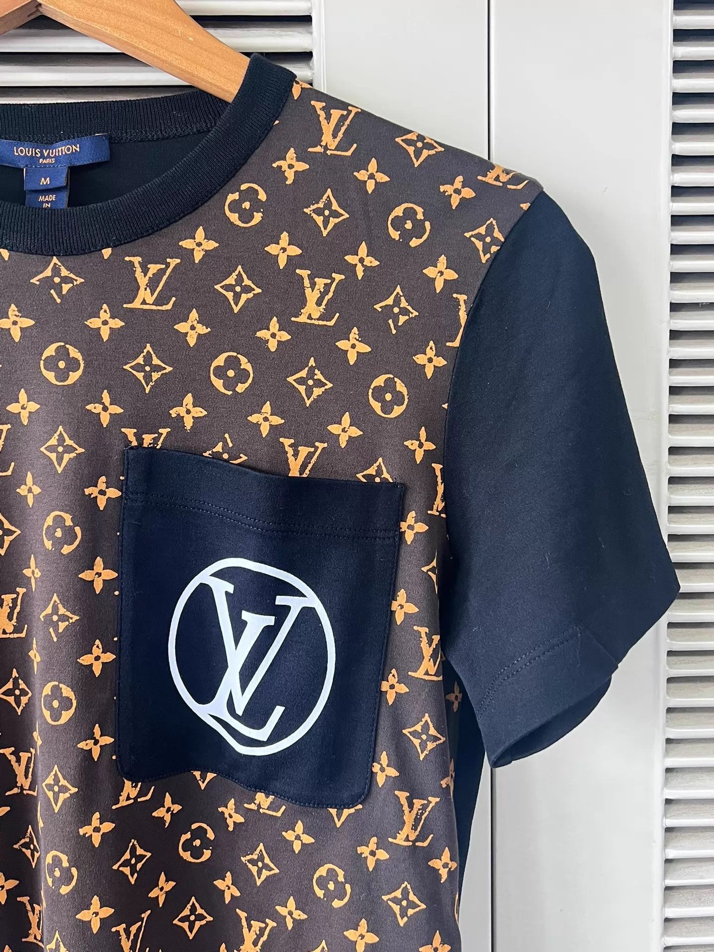 Louis Vuitton Brown Patterned Short-Sleeve Shirt with Pocket Size US M / EU 48-50 / 2 - 4 Thumbnail