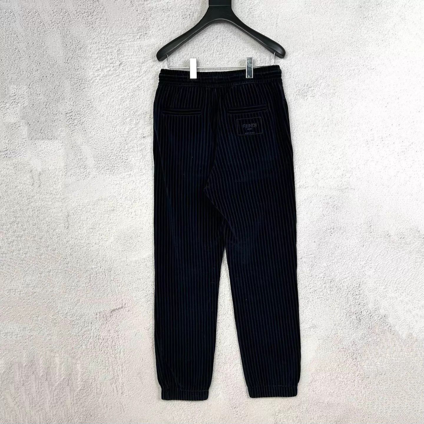 Fendi Black Corduroy Casual Pants Size 28 Size US 28 / EU 44 - 2 Thumbnail