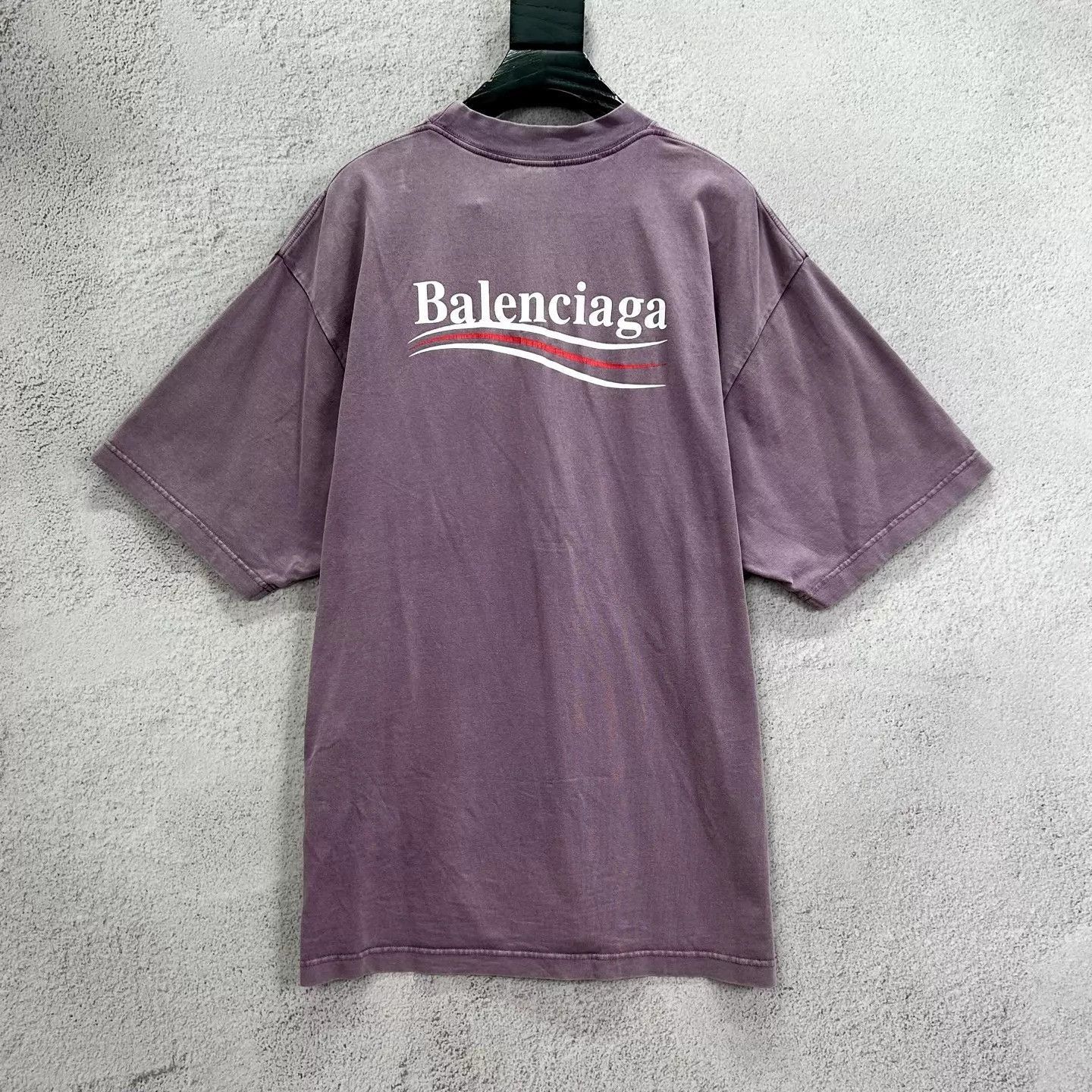 Balenciaga Purple Short-Sleeve Casual Shirt Size S Size US S / EU 44-46 / 1 - 2 Thumbnail