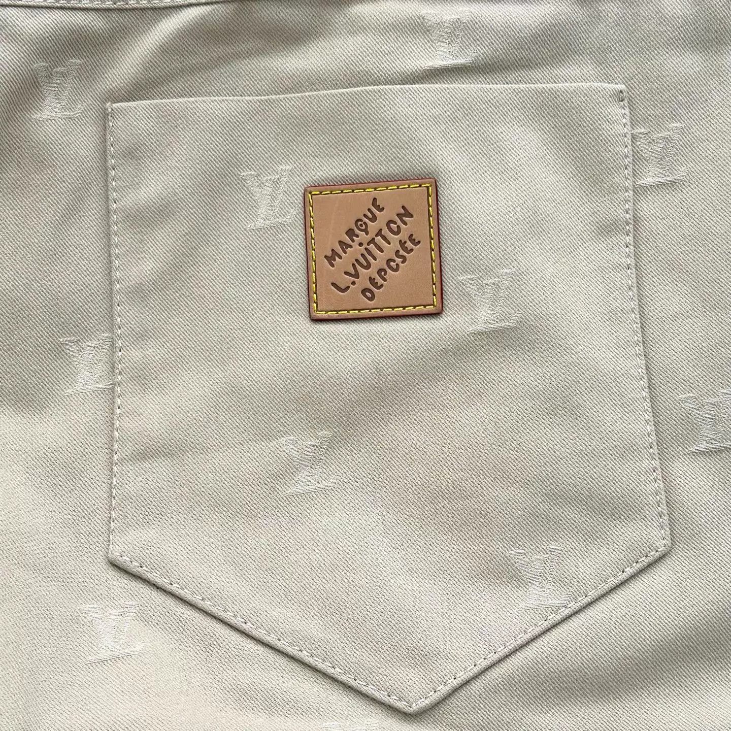 Louis Vuitton Beige Patterned Casual Pants Size 30 Size US 30 / EU 46 - 6 Thumbnail