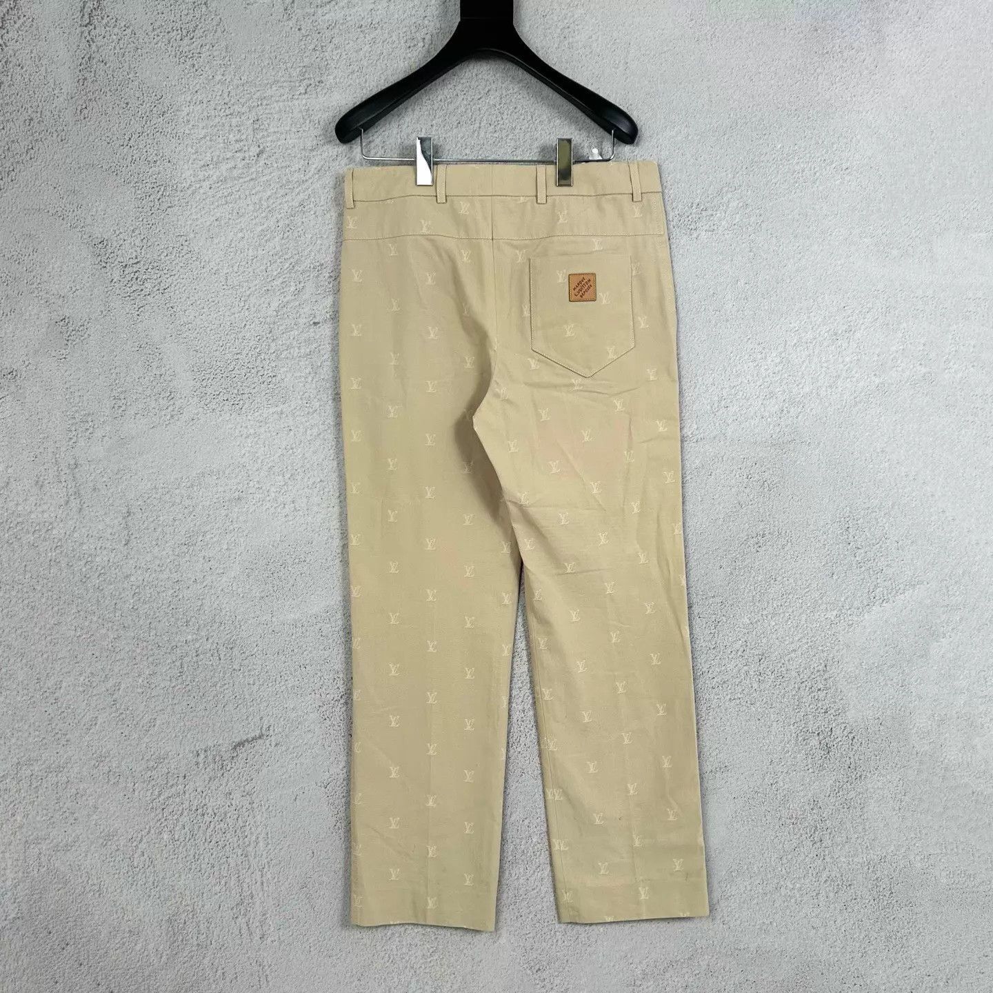 Louis Vuitton Beige Patterned Casual Pants Size 30 Size US 30 / EU 46 - 2 Thumbnail