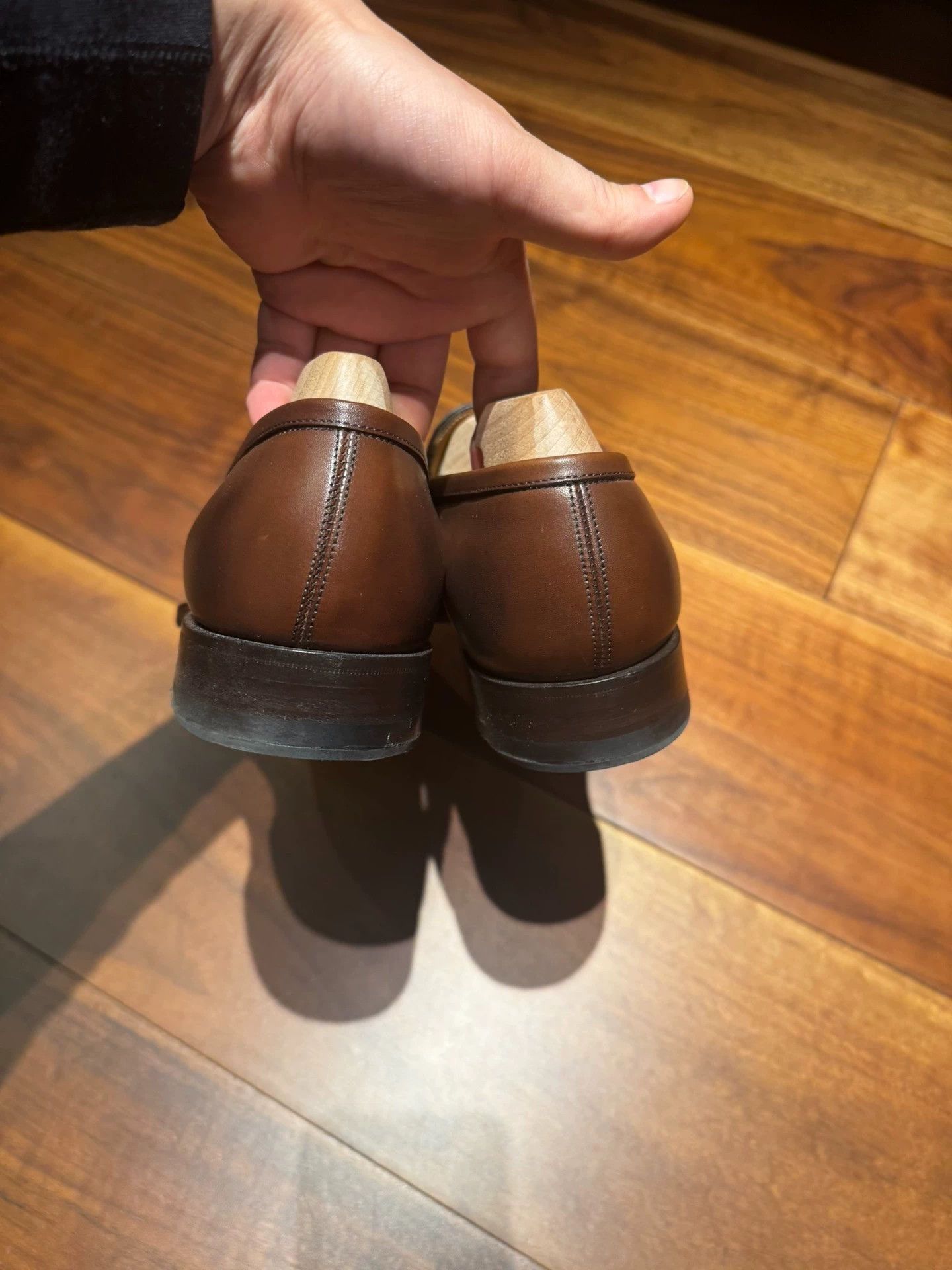 Edward Green Brown Leather Loafers Size 6.5 Size US 6.5 / EU 39-40 - 3 Thumbnail