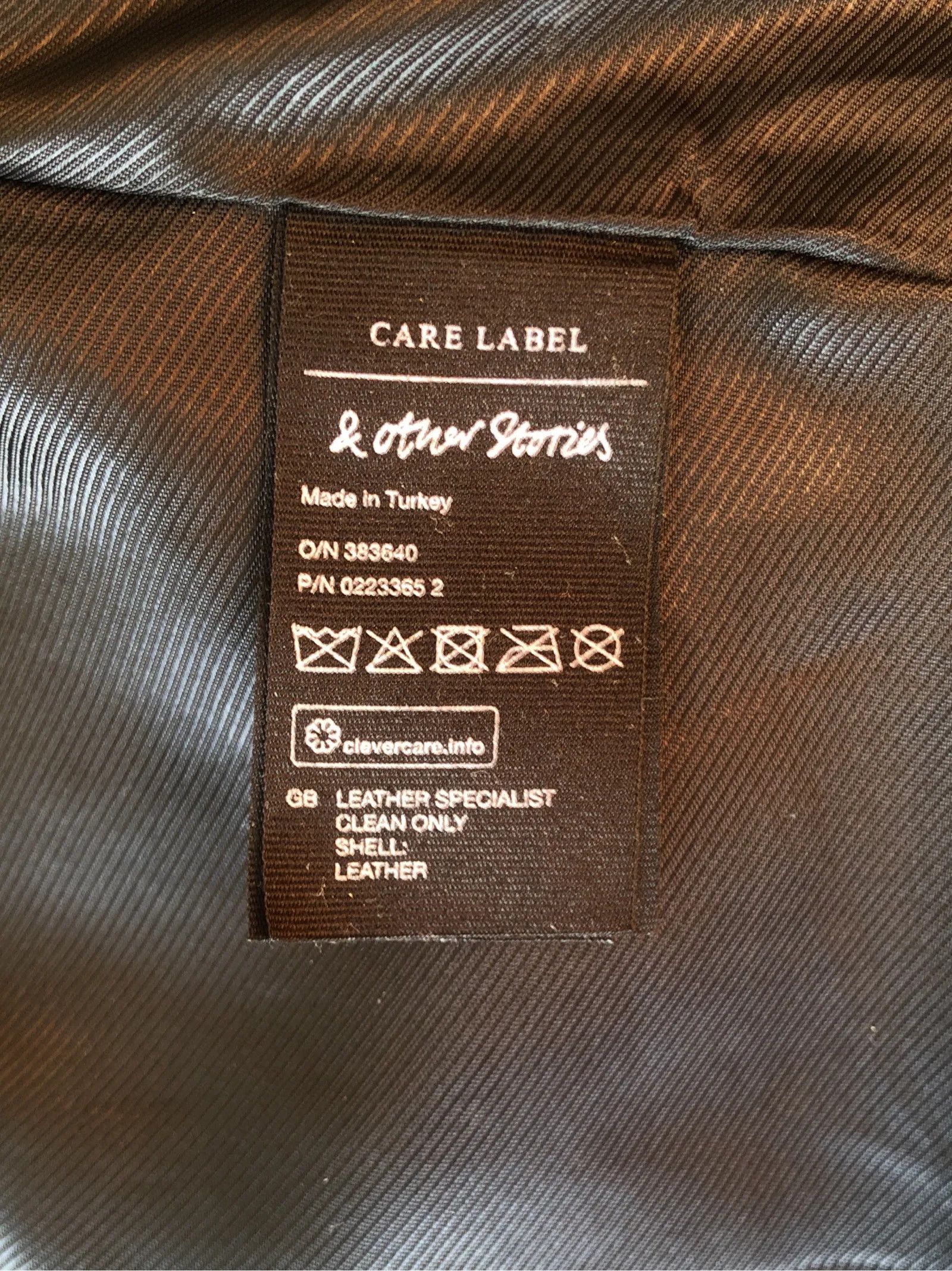 & Other Stories & Other Stories 383640 Leather Jacket Size XS / US 0-2 / IT 36-38 - 3 Thumbnail