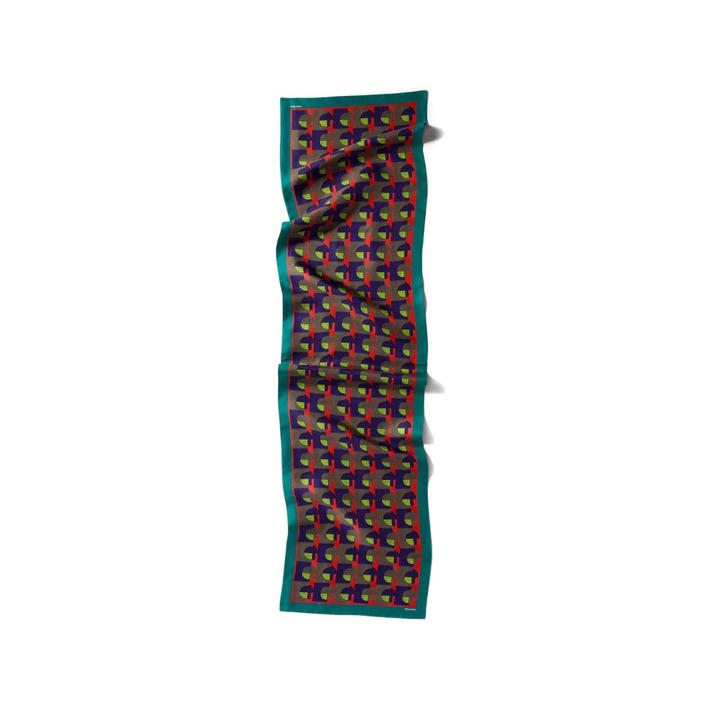 Miu Miu Miu Miu GREEN Scarves Size ONE SIZE - 3 Thumbnail