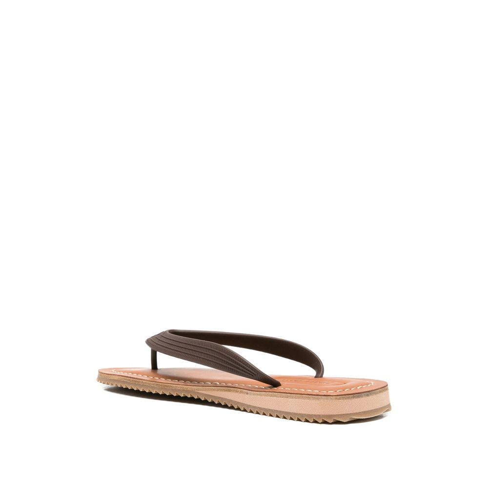 Miu Miu Miu Miu BROWN Flip-Flops & Slides Size US 9 / IT 39 - 3 Thumbnail