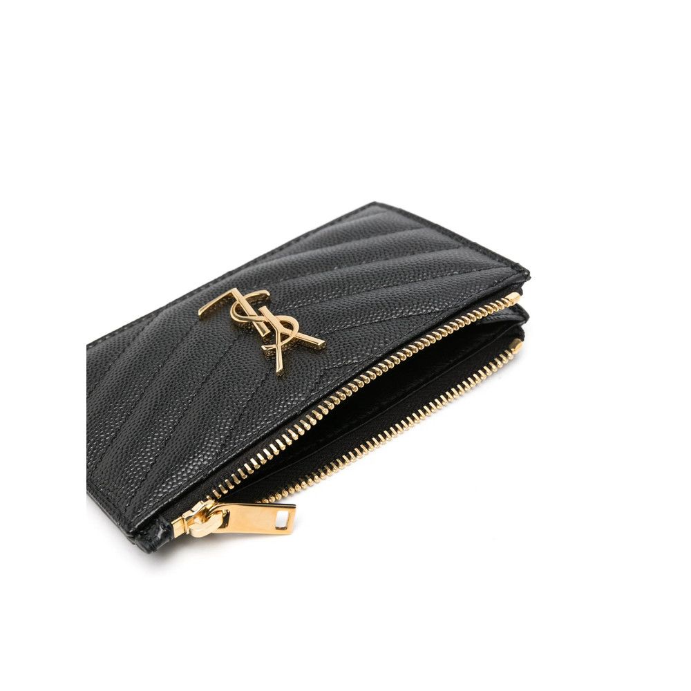 Saint Laurent Paris Saint Laurent BLACK Wallets & Purses Size ONE SIZE - 3 Thumbnail