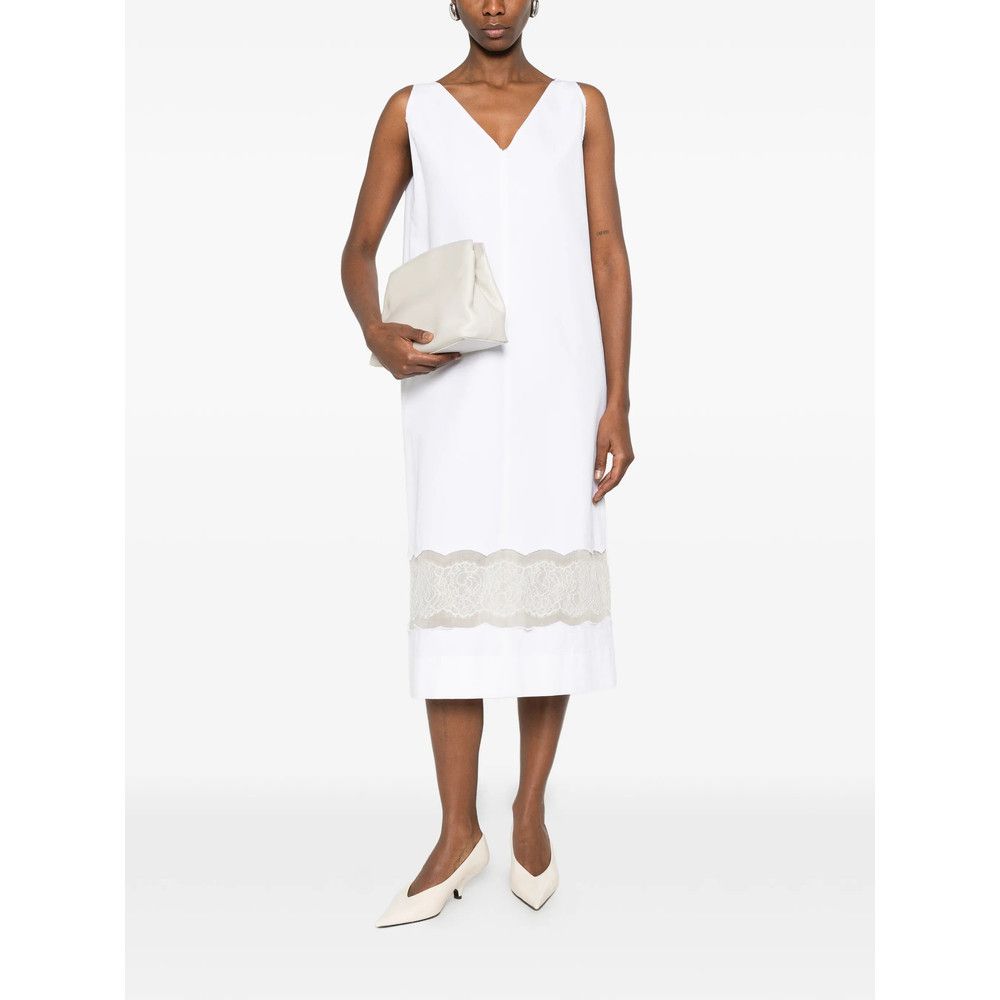 Carven Carven WHITE Dresses - Day Dresses Size S / US 4 / IT 40 - 4 Thumbnail