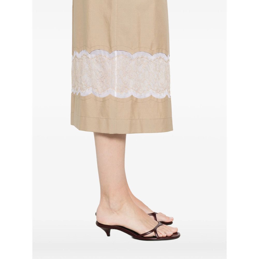Carven Carven NEUTRALS Skirts - Straight Skirts Size 28" / US 6 / IT 42 - 3 Thumbnail