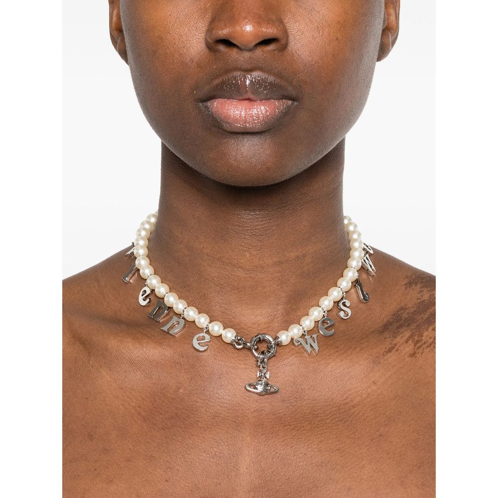 Vivienne Westwood Vivienne Westwood SILVER Necklaces Size ONE SIZE - 3 Thumbnail