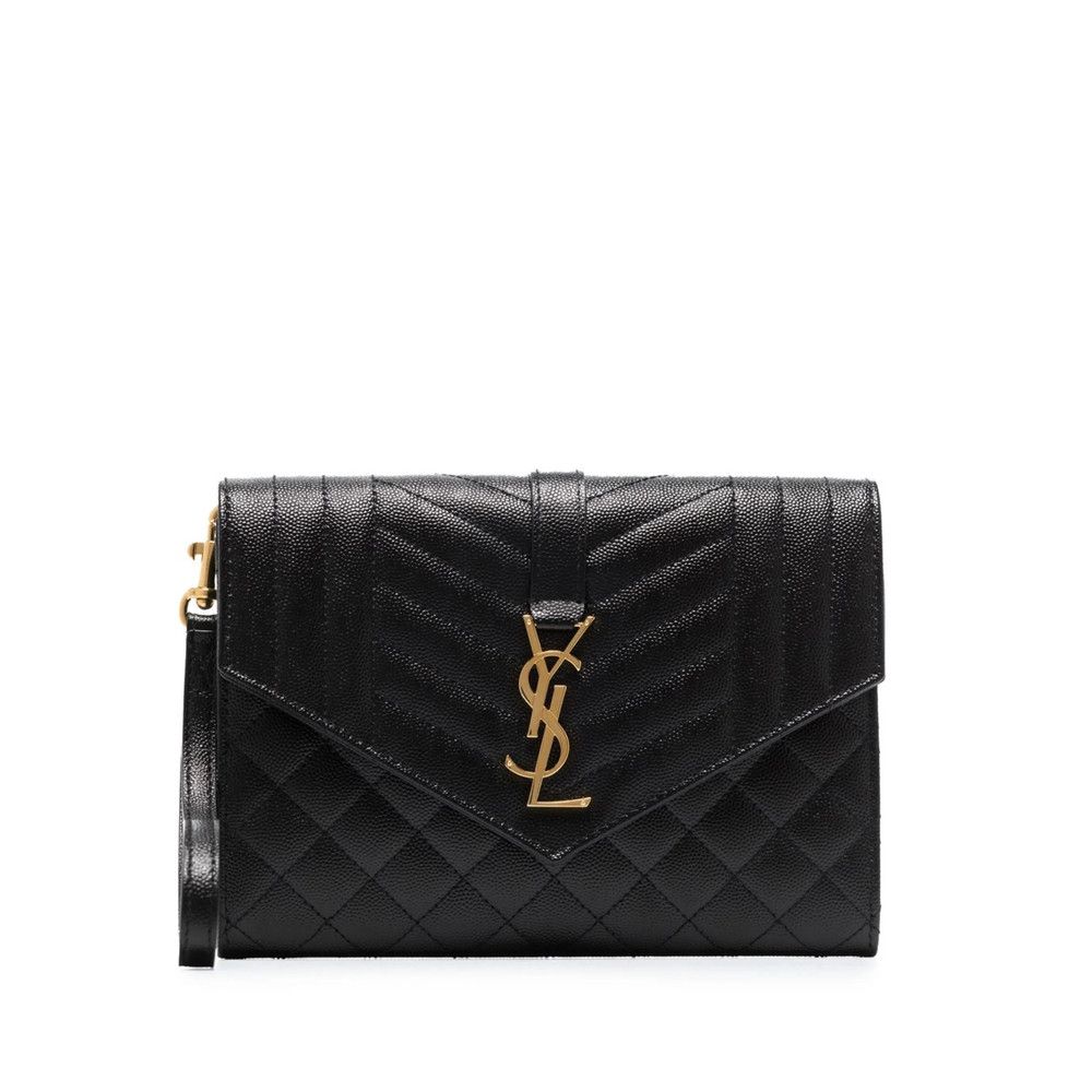 Saint Laurent Paris Saint Laurent BLACK Clutch Bags Size ONE SIZE - 2 Thumbnail