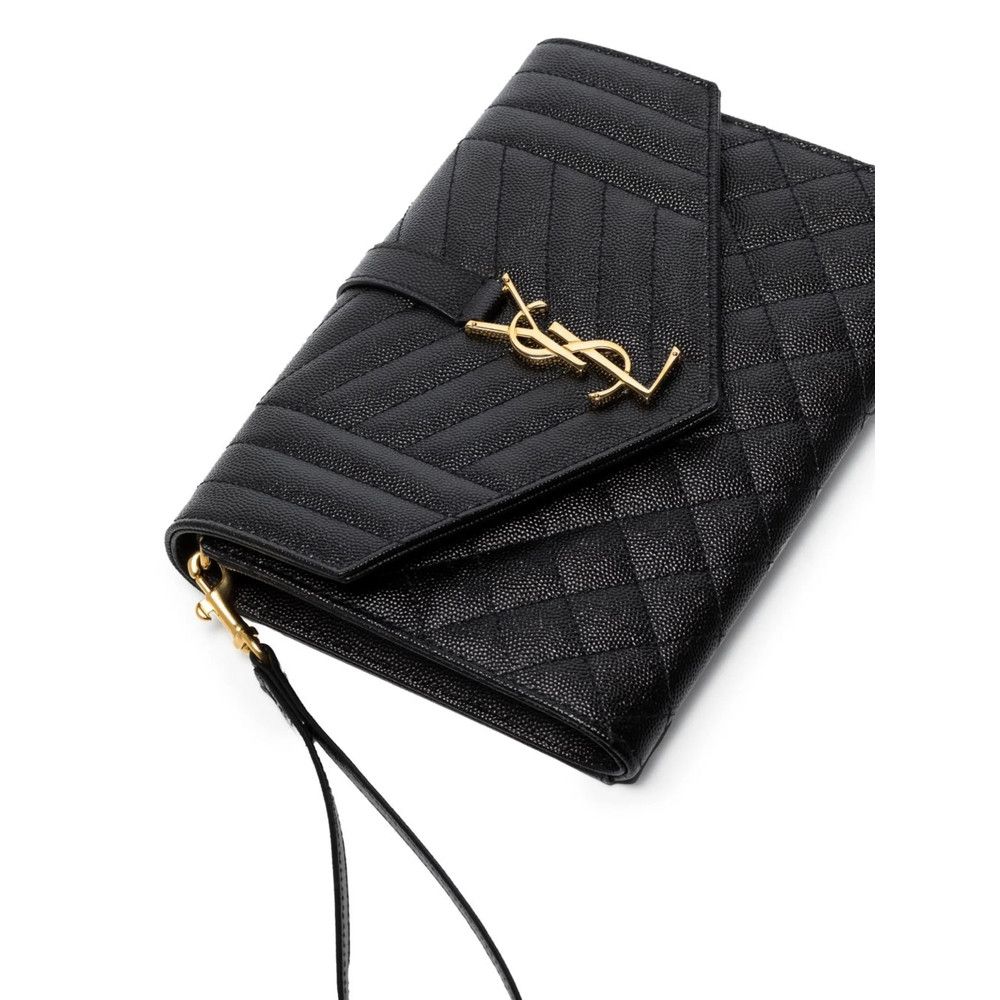 Saint Laurent Paris Saint Laurent BLACK Clutch Bags Size ONE SIZE - 4 Thumbnail