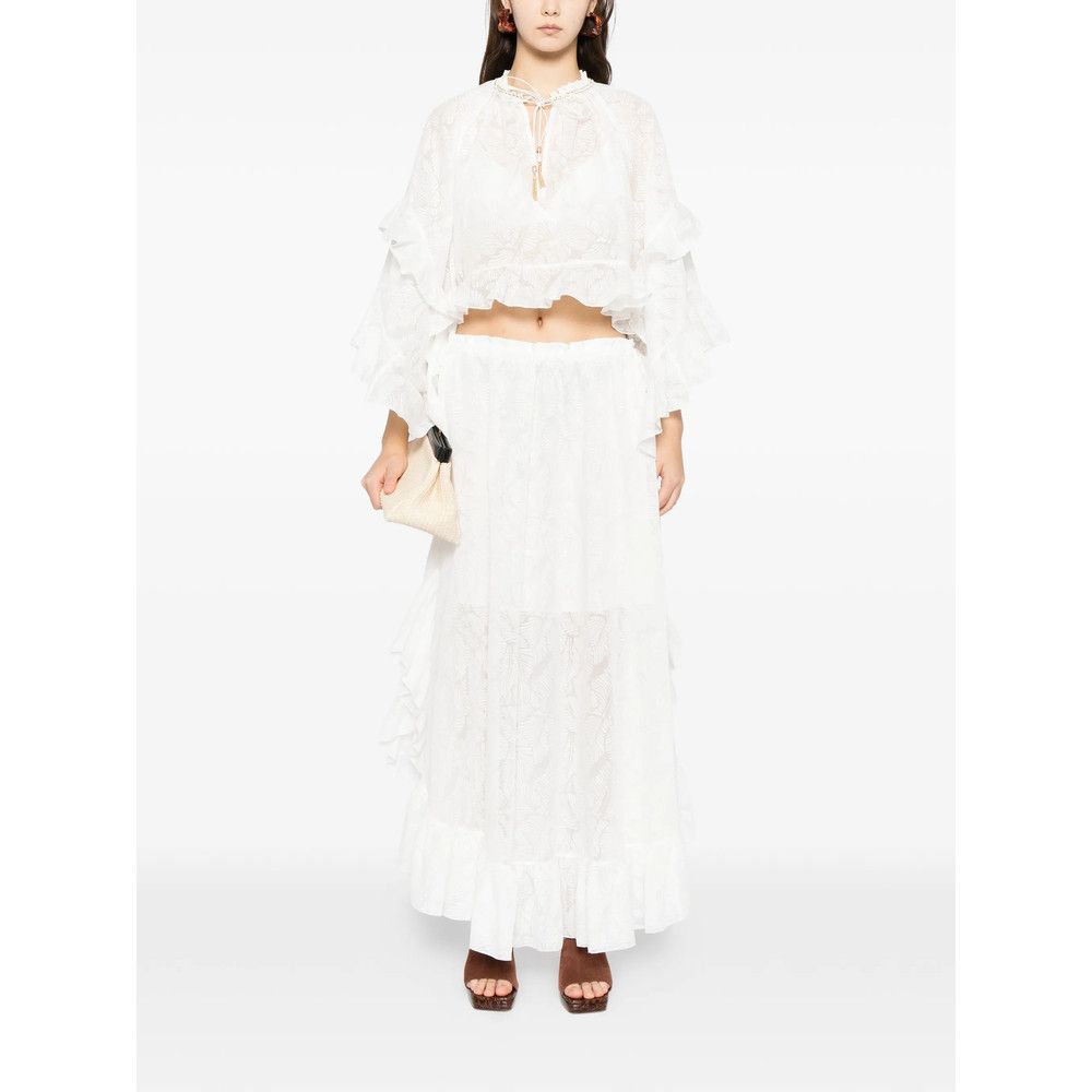 Zimmermann Zimmermann WHITE Tops - Blouses Size M / US 6-8 / IT 42-44 - 3 Thumbnail