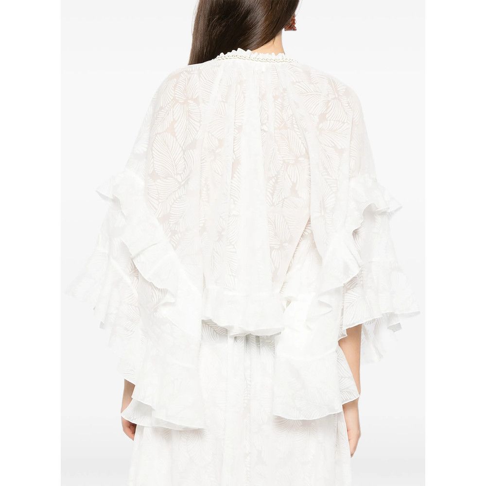 Zimmermann Zimmermann WHITE Tops - Blouses Size M / US 6-8 / IT 42-44 - 5 Thumbnail