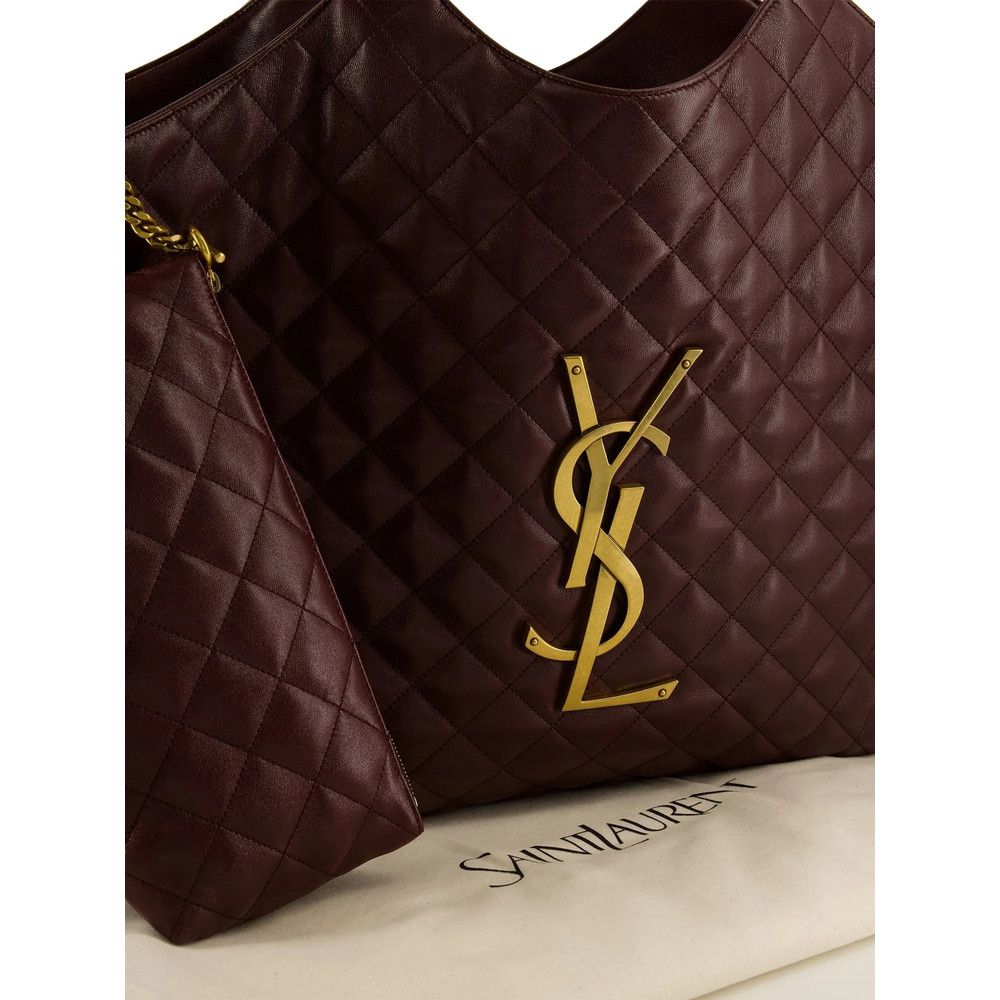 Saint Laurent Paris Saint Laurent PURPLE Tote Bags Size ONE SIZE - 4 Thumbnail