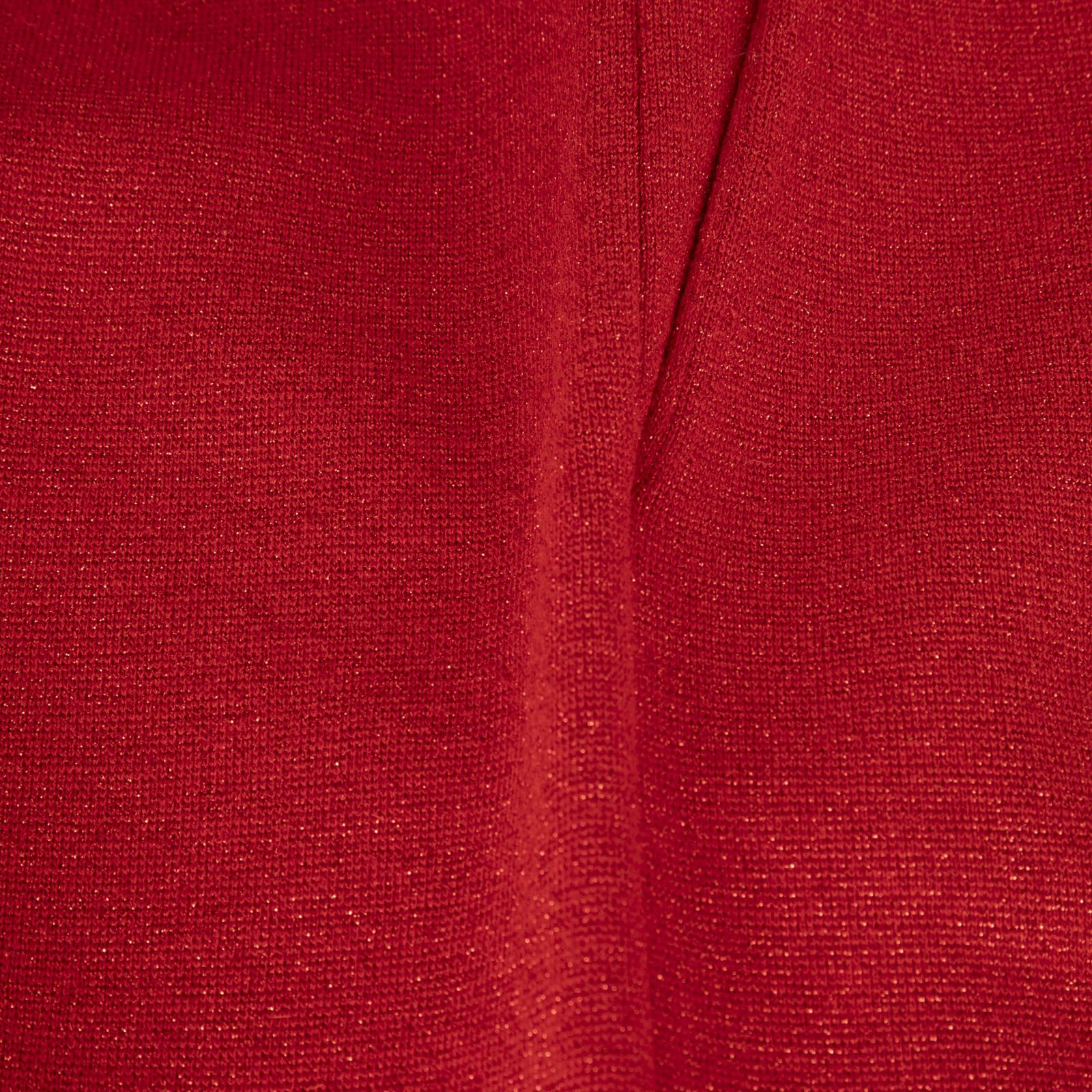 Joseph Red Metallic Knit Trousers Size 27" / US 4 / IT 40 - 3 Thumbnail