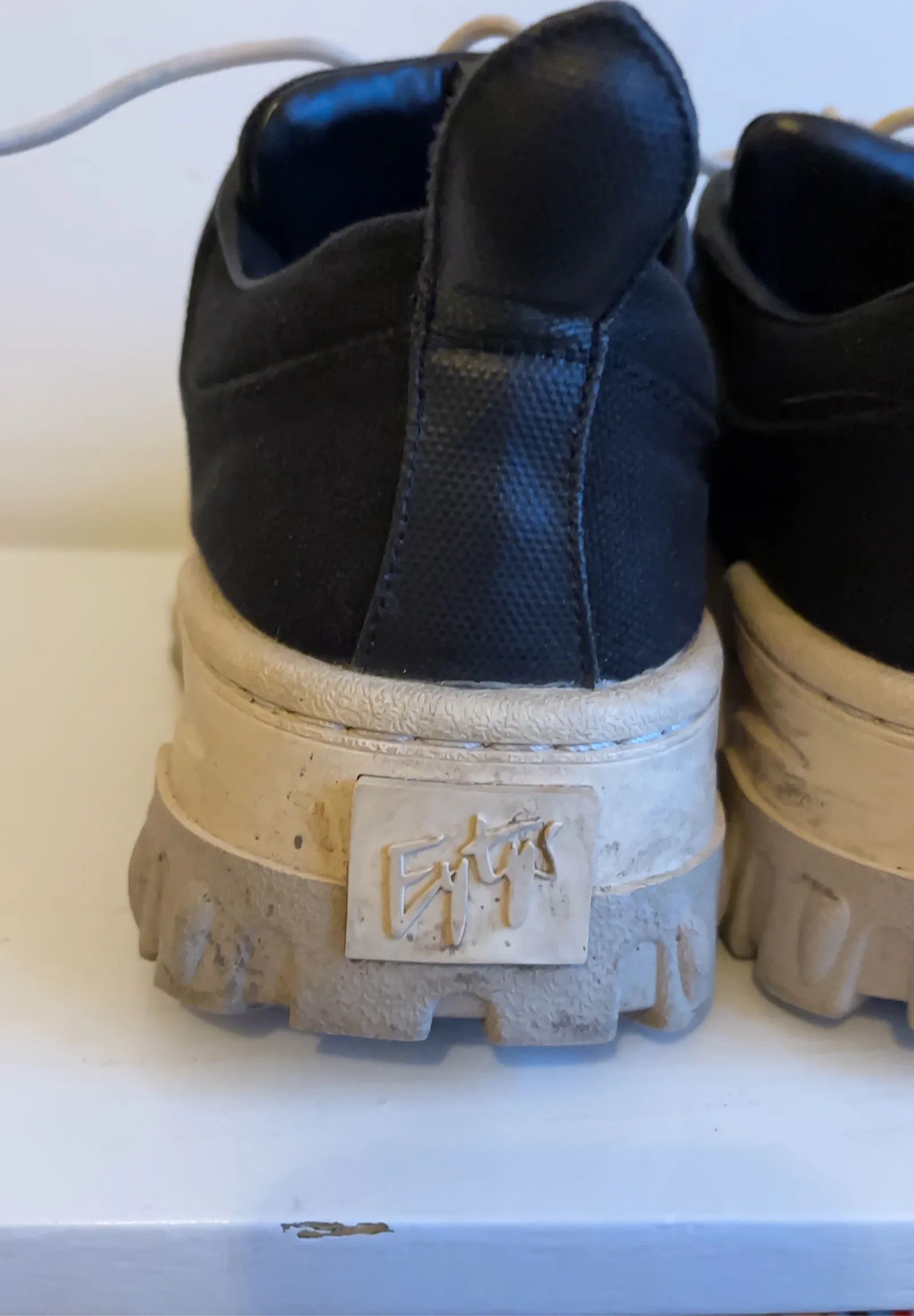 Eytys Eytys Angel Canvas Black Sneakers Size US 8 / IT 38 - 6 Thumbnail