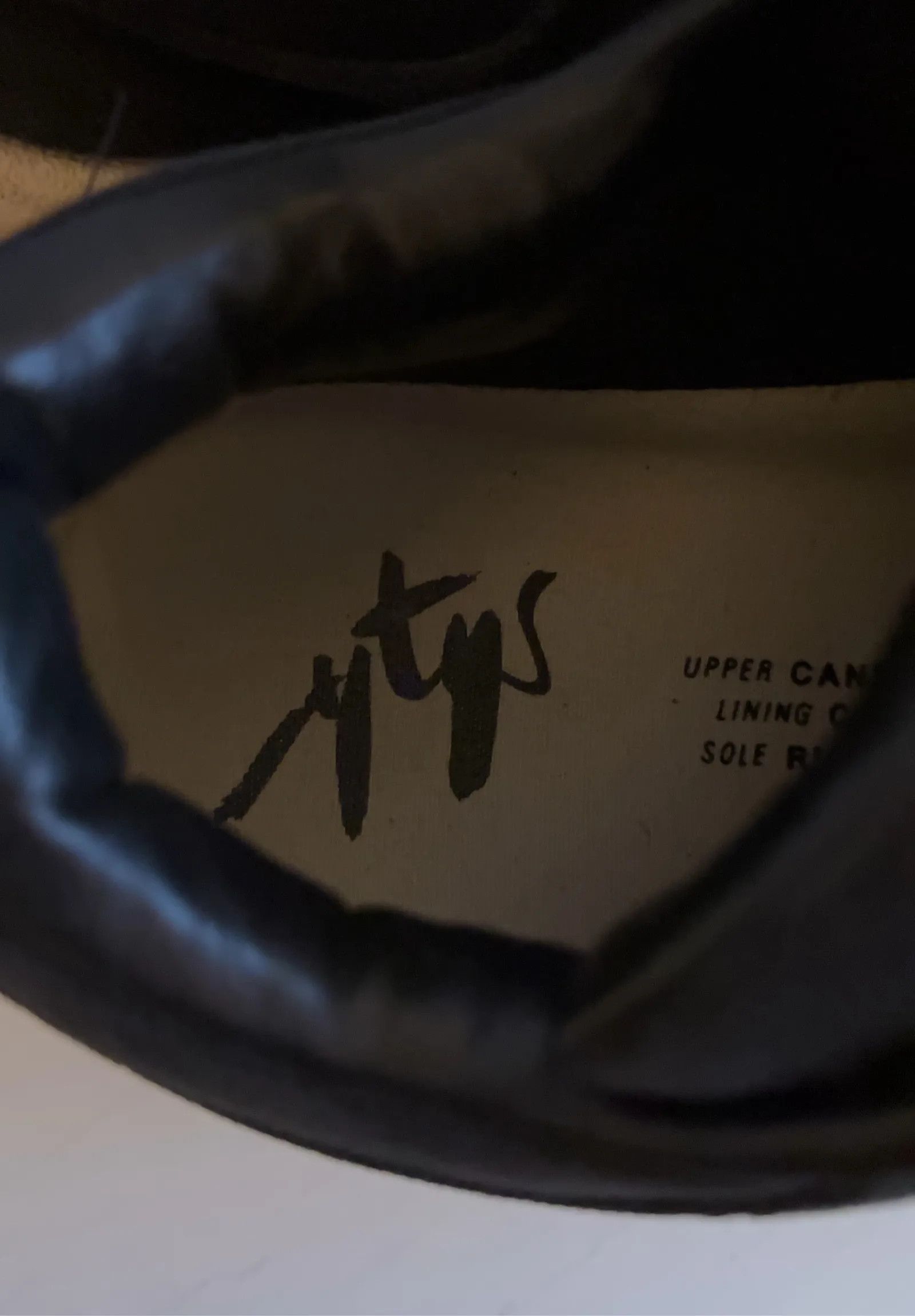 Eytys Eytys Angel Canvas Black Sneakers Size US 8 / IT 38 - 3 Thumbnail