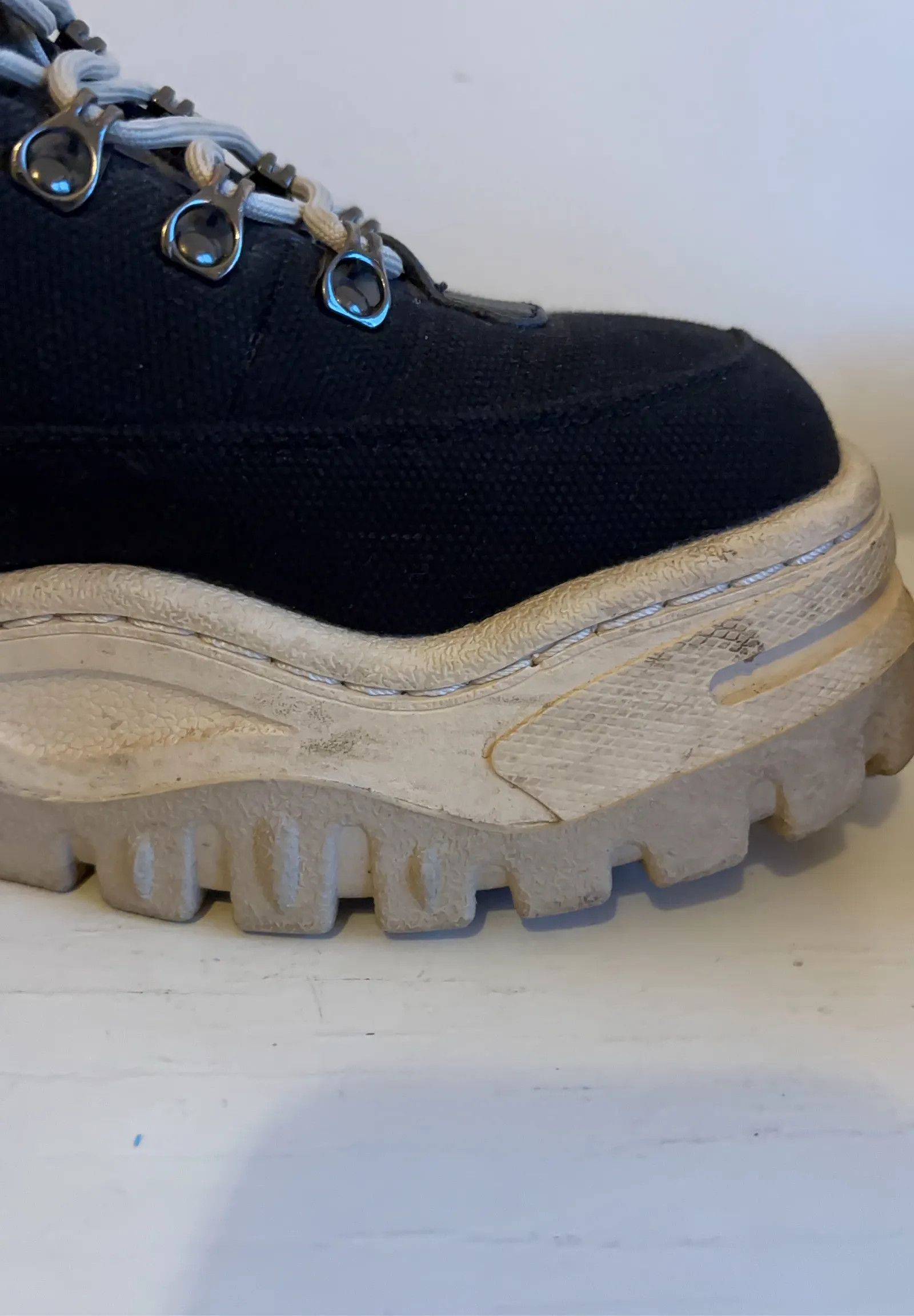 Eytys Eytys Angel Canvas Black Sneakers Size US 8 / IT 38 - 7 Thumbnail