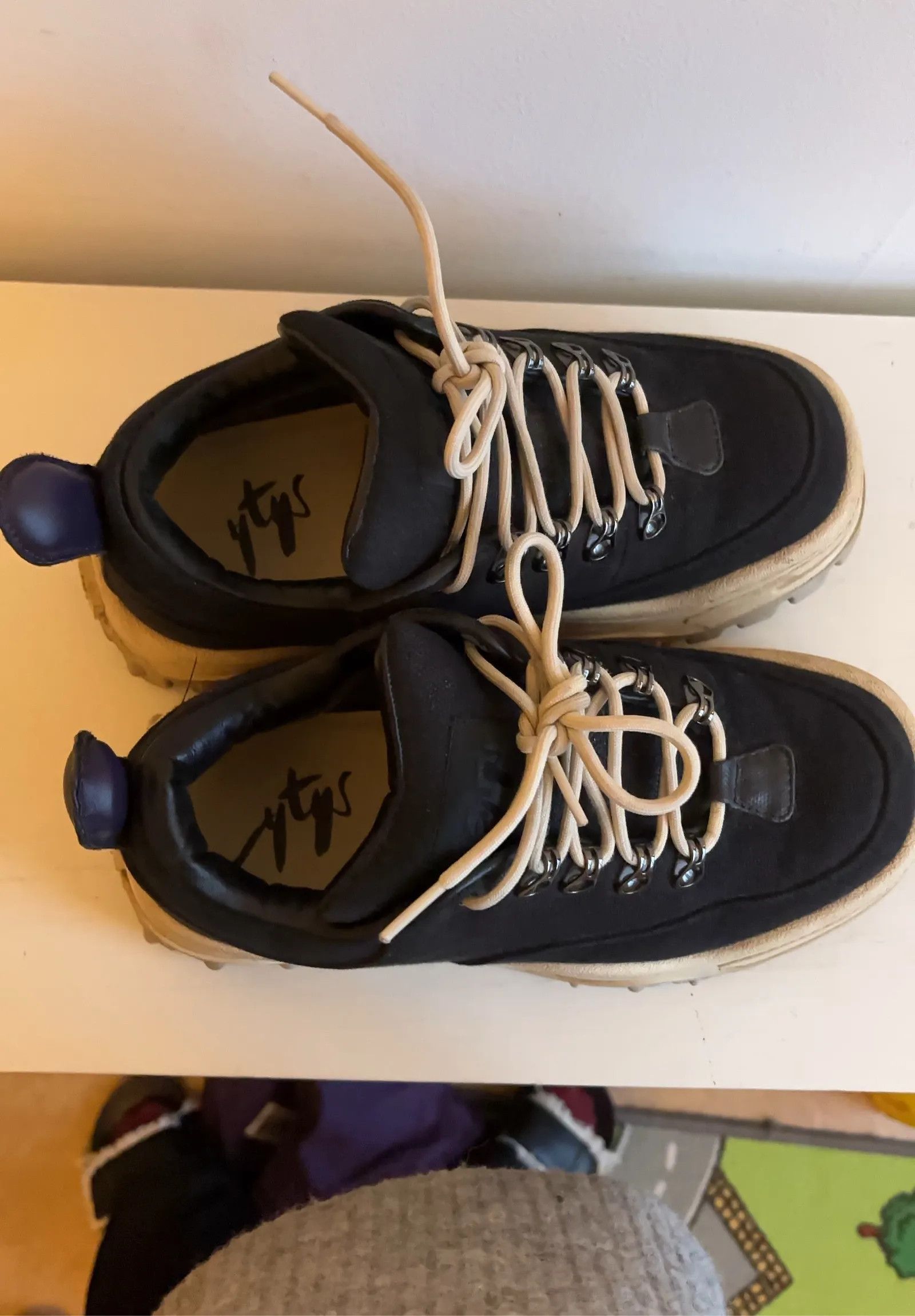 Eytys Eytys Angel Canvas Black Sneakers Size US 8 / IT 38 - 4 Thumbnail