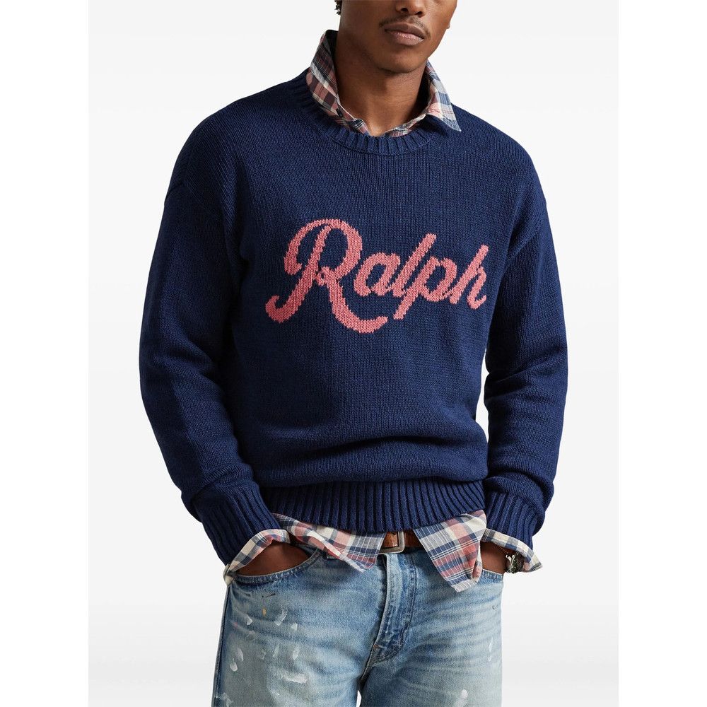 Ralph Lauren Ralph Lauren BLUE Sweaters & Knitwear - Jumpers Size US L / EU 52-54 / 3 - 2 Thumbnail