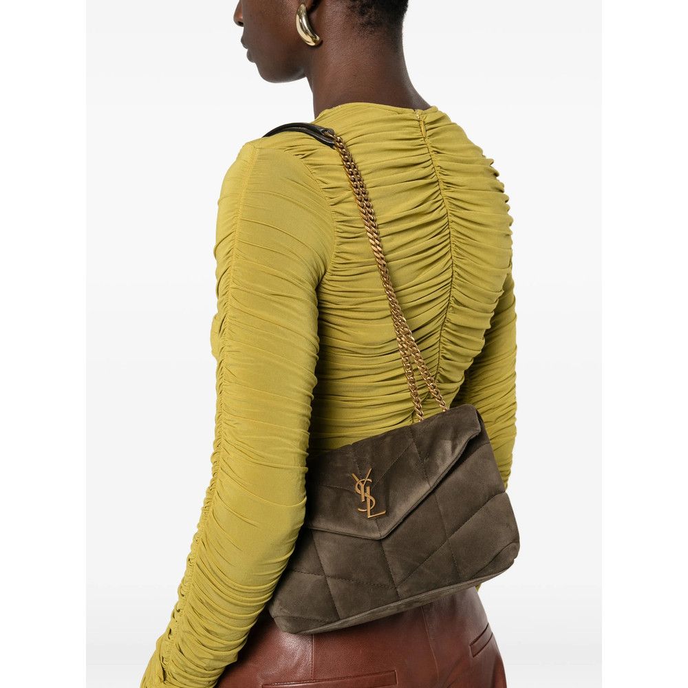 Saint Laurent Paris Saint Laurent BROWN Shoulder Bags Size ONE SIZE - 2 Thumbnail
