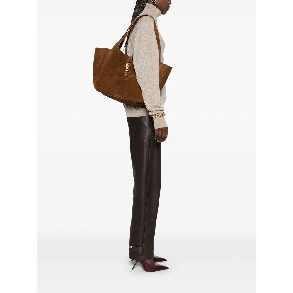Saint Laurent Paris Saint Laurent BROWN Tote Bags Size ONE SIZE - 4 Thumbnail