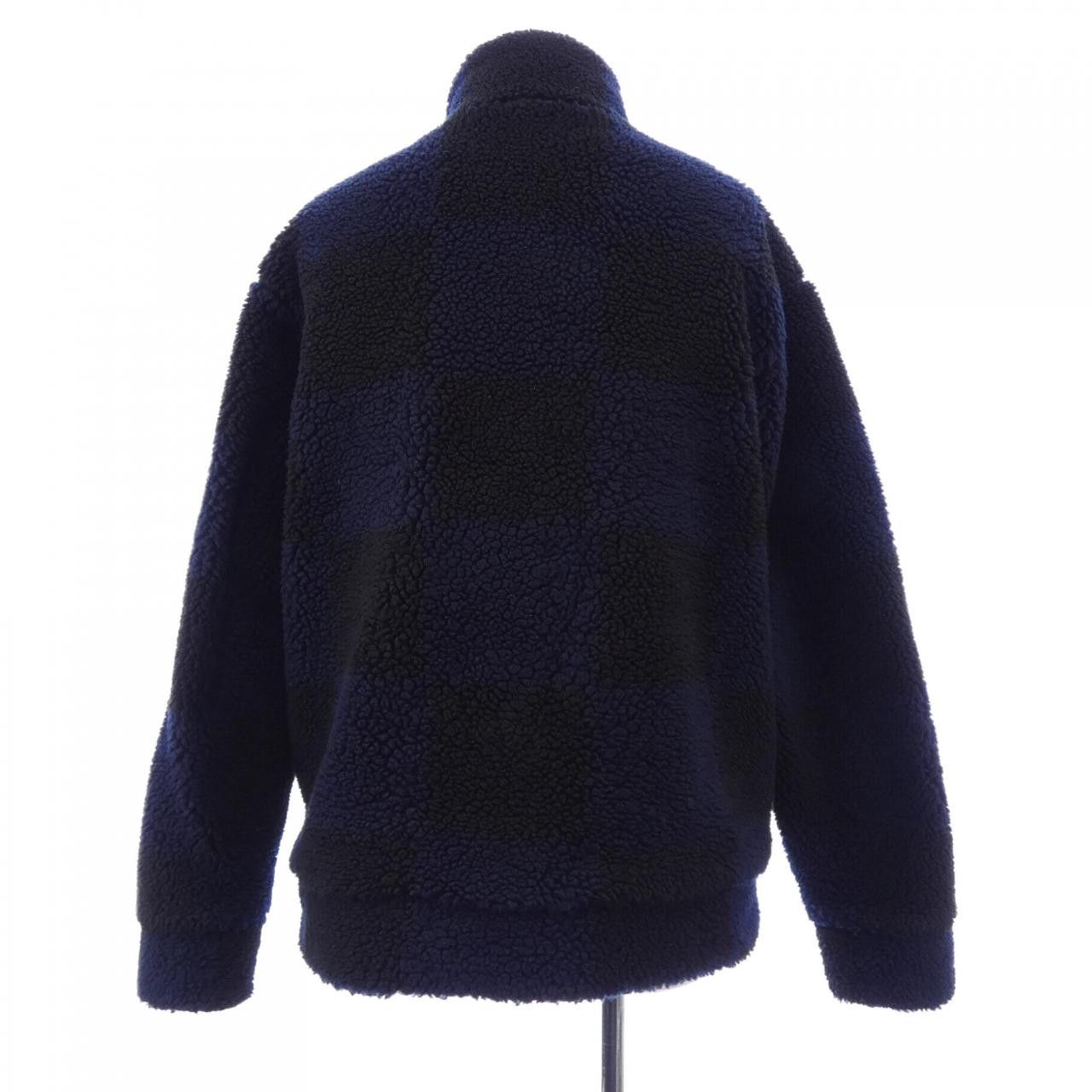 Louis Vuitton Louis Vuitton Louis Vuitton Jacquard Damier Fleece Jacket Textile Outerwear HMY05WLZ8 DUTY FREE for USA Size ONE SIZE - 2 Thumbnail