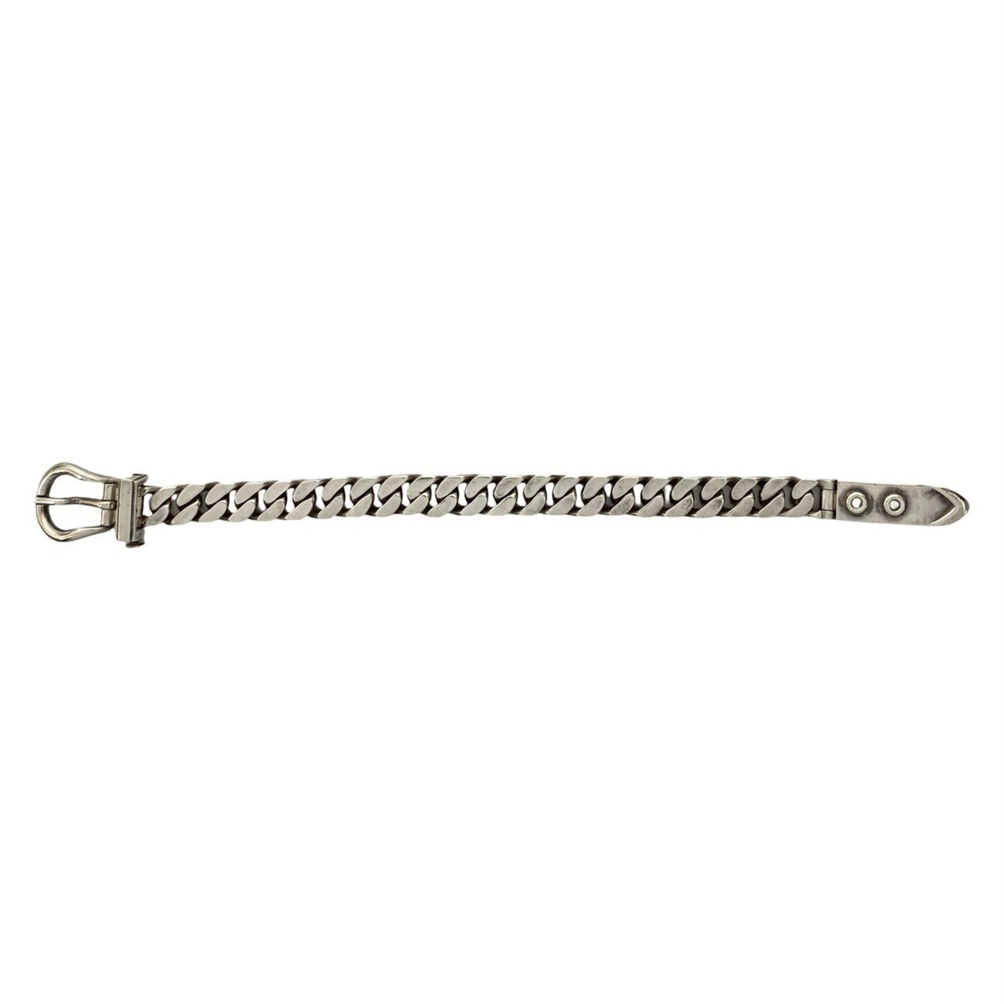 Hermes HERMES Boucle Cellier Silver 925 Chain Bracelet Bangle 2353e Size ONE SIZE - 5 Thumbnail