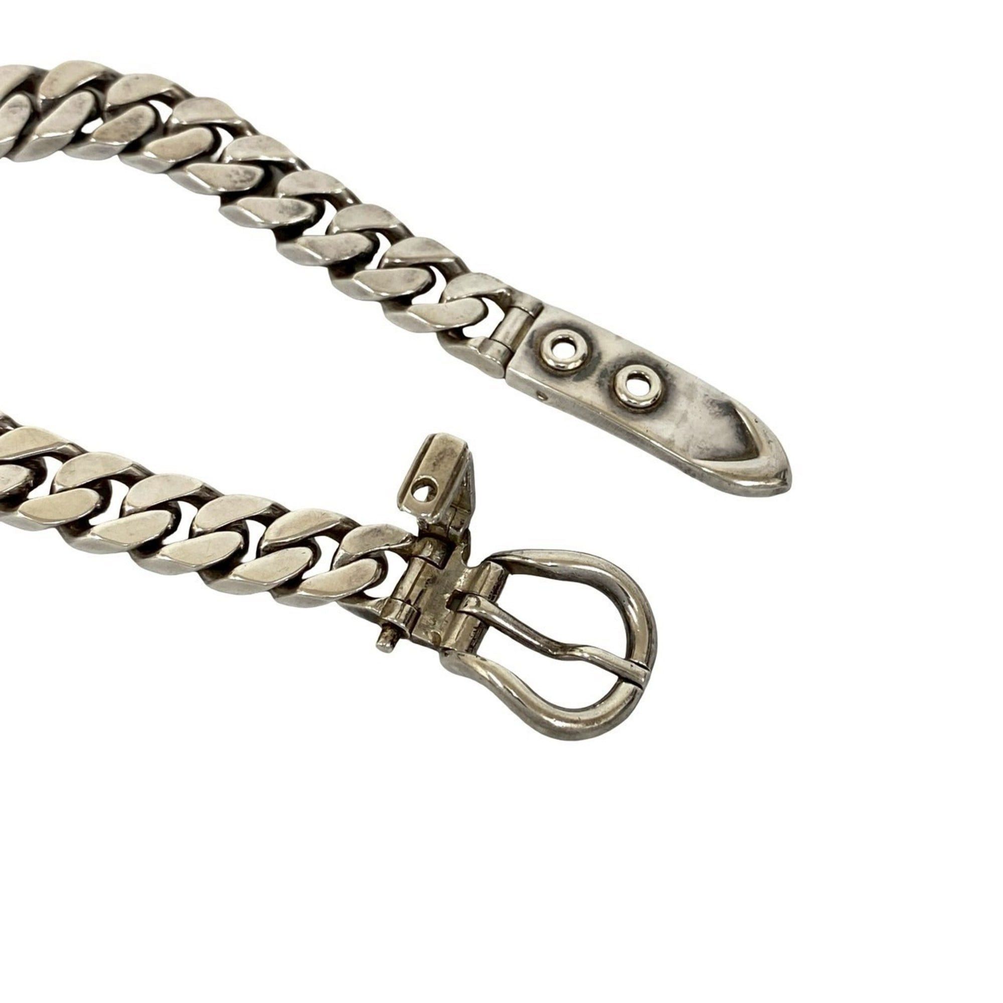 Hermes HERMES Boucle Cellier Silver 925 Chain Bracelet Bangle 2353e Size ONE SIZE - 4 Thumbnail